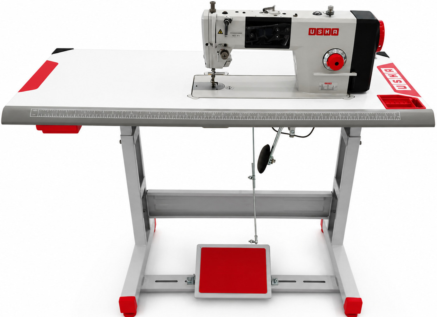 Image of USHA US B5 Electric Sewing Machine 1 built-in stitches 5001 SPM White