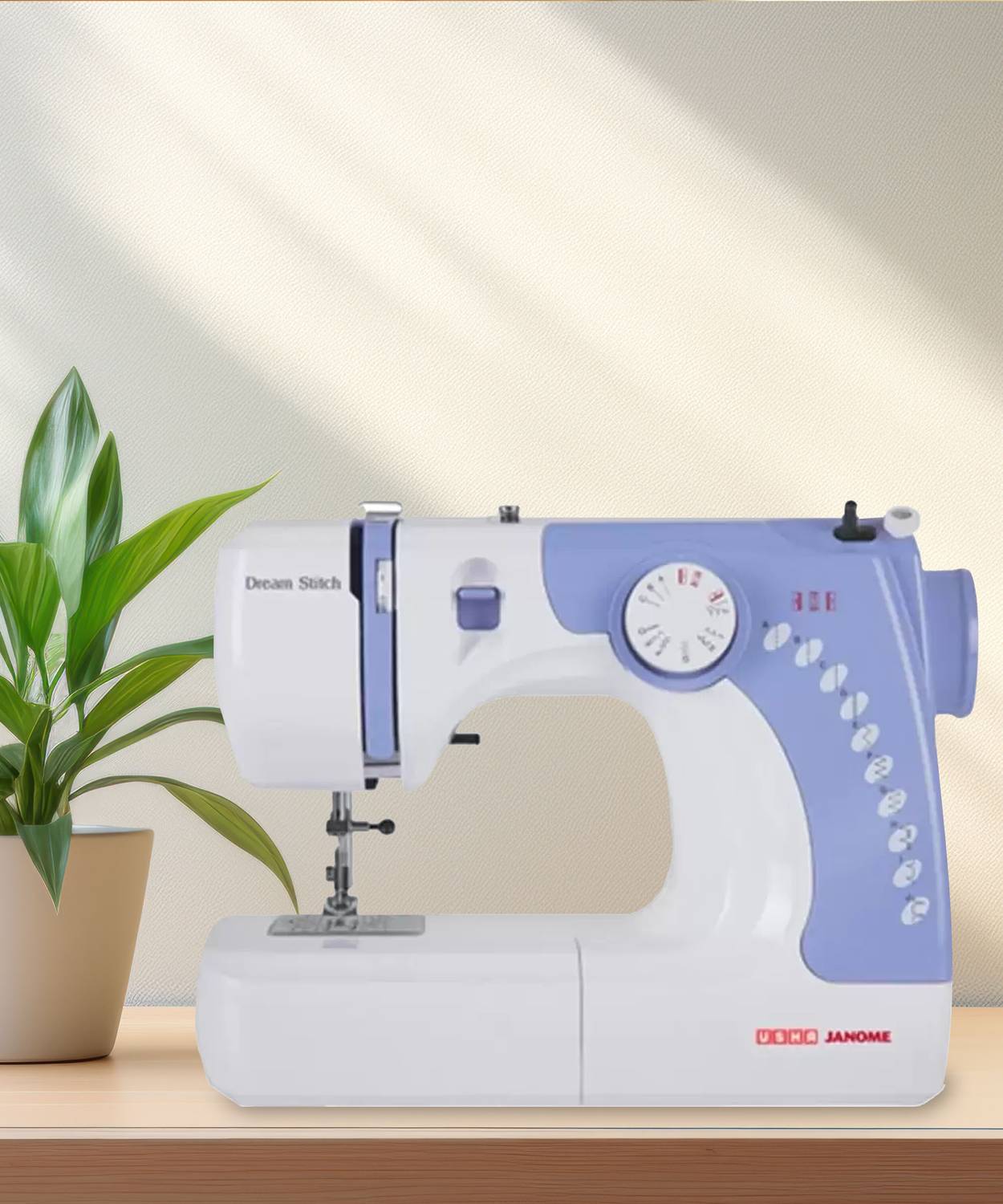 USHA Dream Stitch Electric Sewing Machine 7 Stitches 550 spm White - Image 4