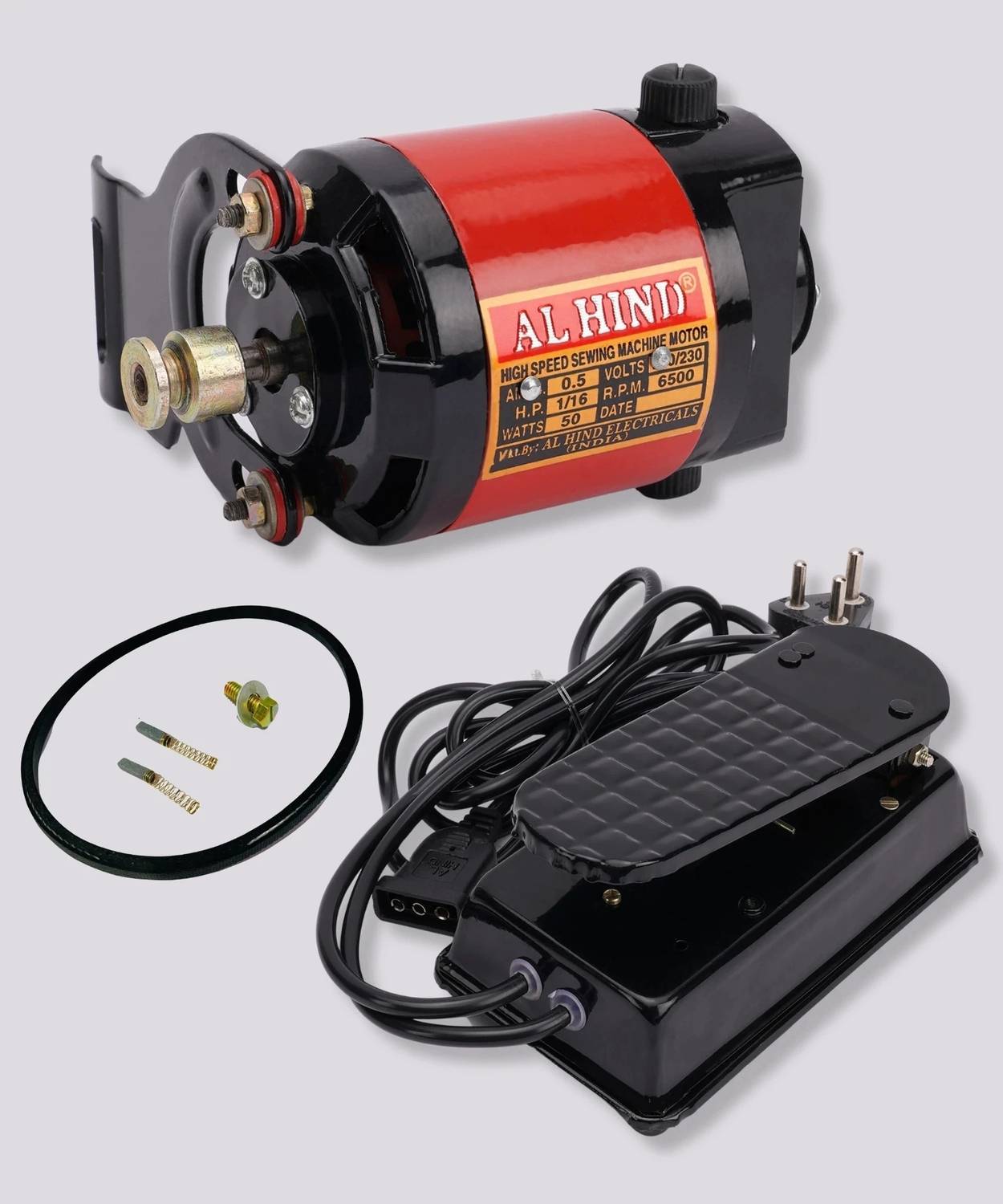 Al hind Mini Sewing Machine 100 Stitches Red - Image 1