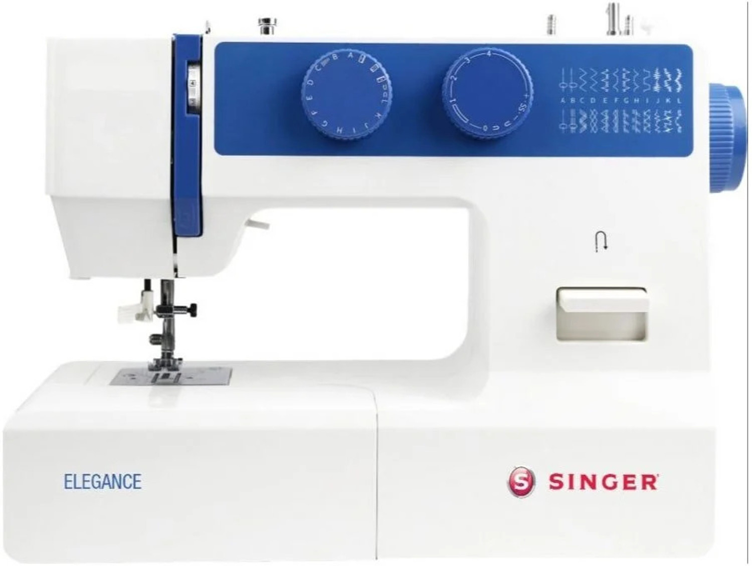 Image of SINGER FM ELEGANCE Electric Sewing Machine 24 built-in stitches 450 SPM 2 Year Warranty White