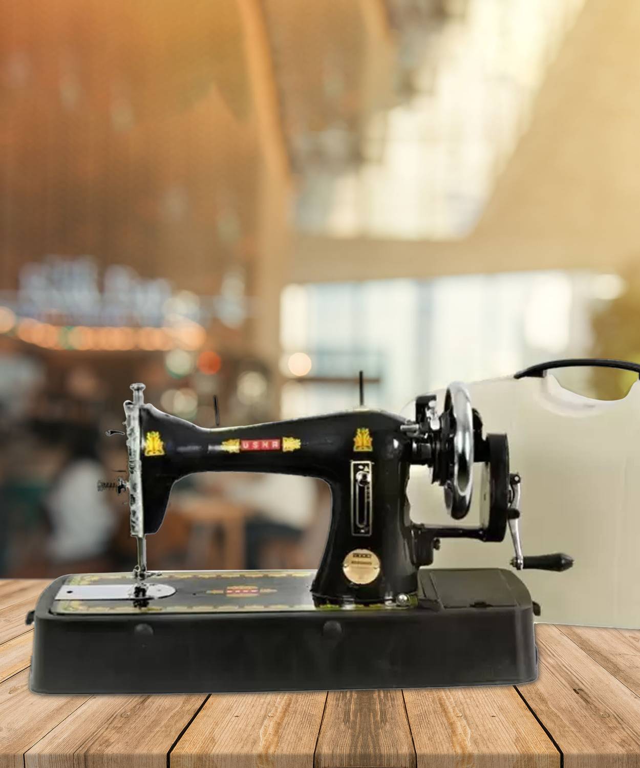 USHA Bandhan Composite C Manual Sewing Machine, 1 Stitch, 850 SPM, - Image 3