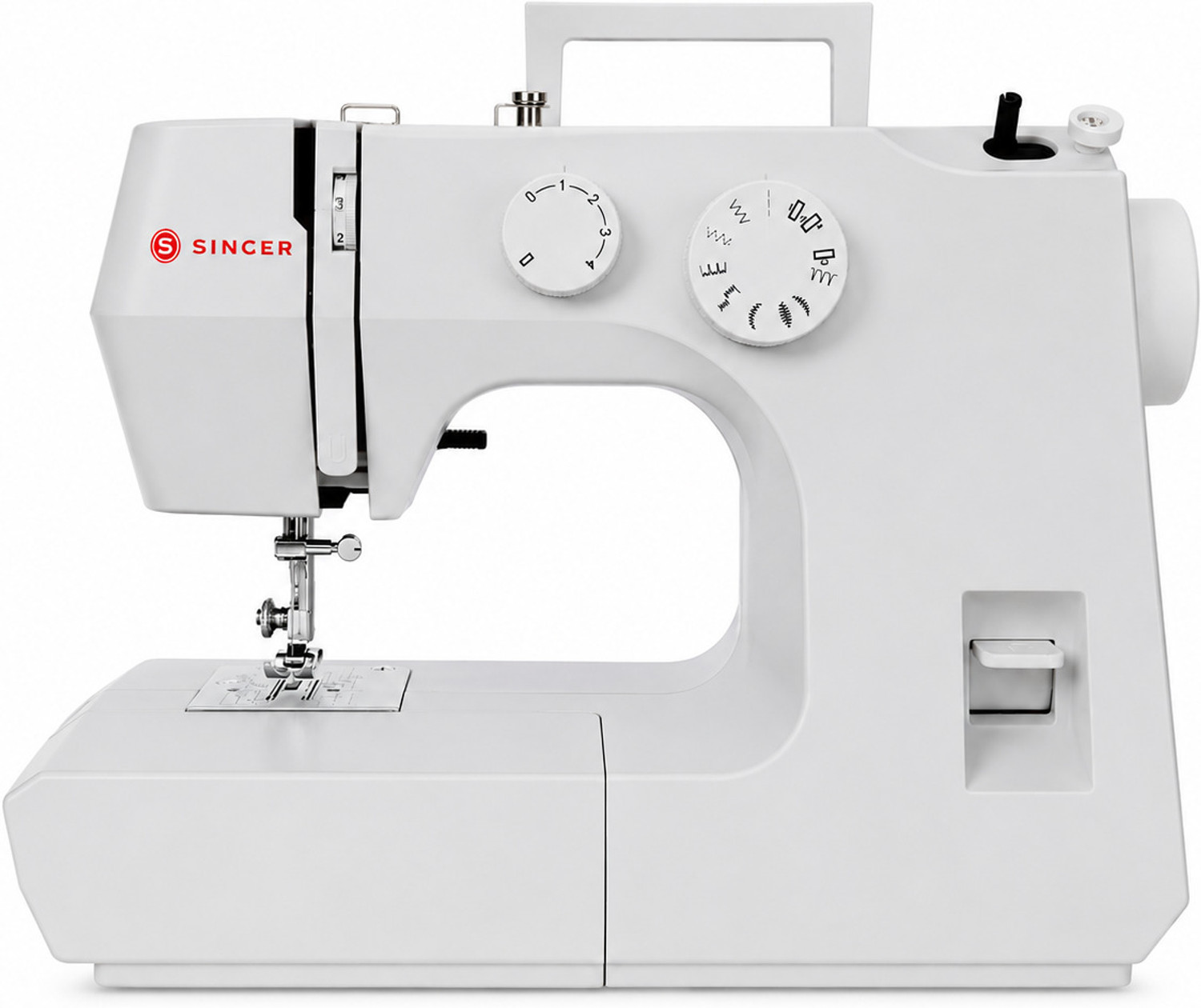Image of SINGER 1410 Electric Sewing Machine 10 built-in stitches 800 SPM White