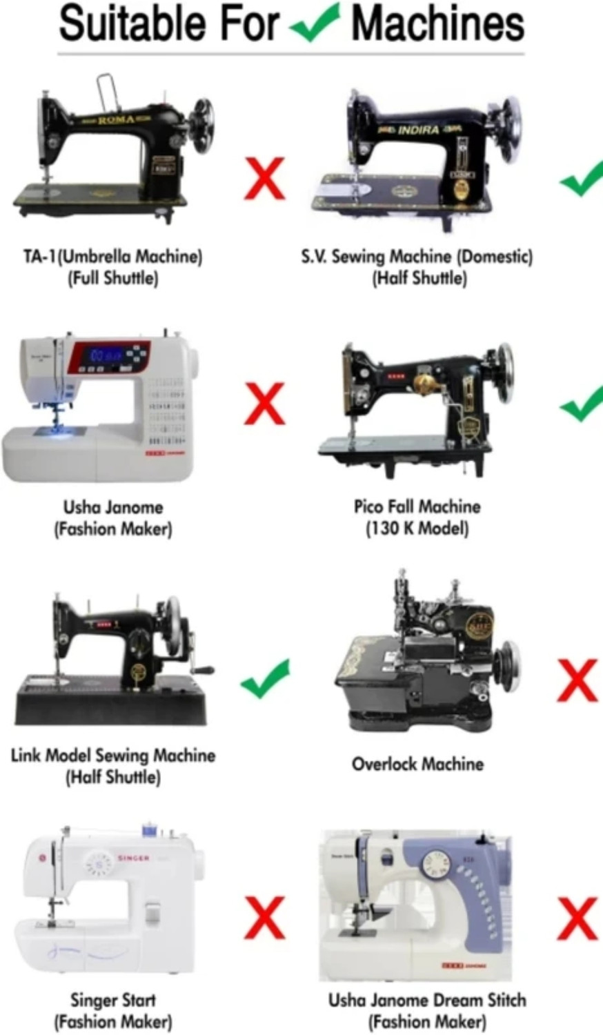 Image of Rilson SPECIAL DOMESTIC STAND TABLE OF SEWING MACHINE Manual Sewing Machine 1 built-in stitches 1600 SPM Black, Orange