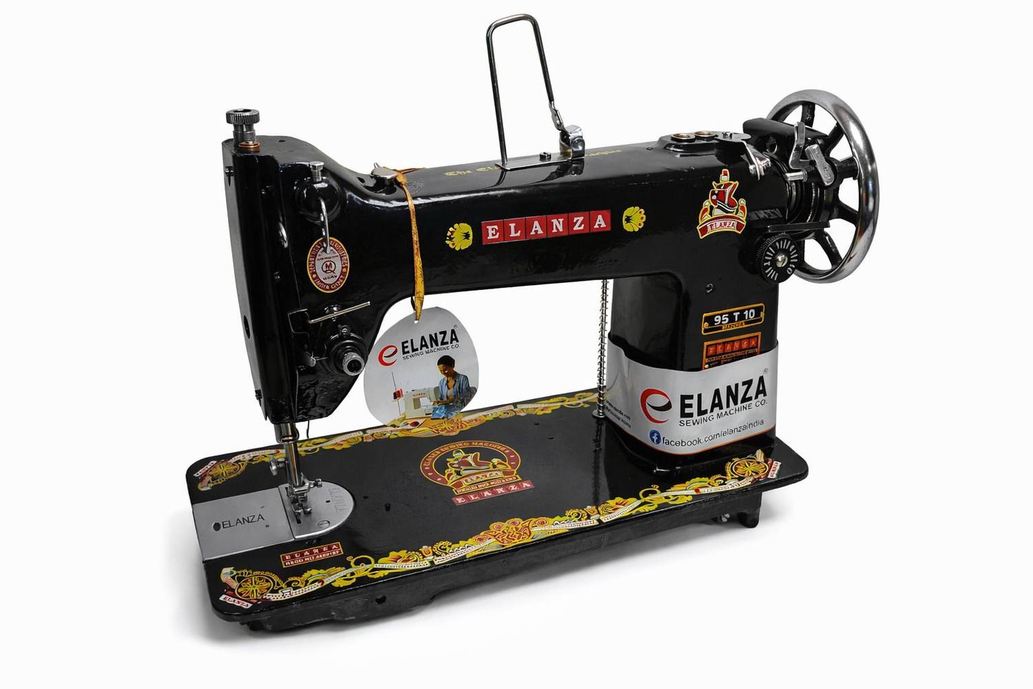 Elanza 95-T10/UMBRELLA/BIG/HEAVY DUTY Manual Sewing Machine ( Bui