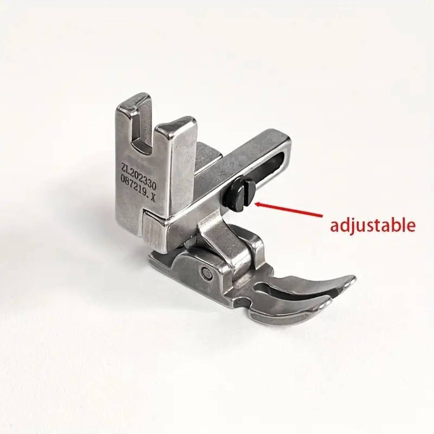 Wotel T3 Universal 3 in 1 Presser Foot Adjustable Left, Center & Right Single-Needle Universal T3 3 in 1 Multifunctional Presser Foot Sewing Machine Feet Accessories with High Shank