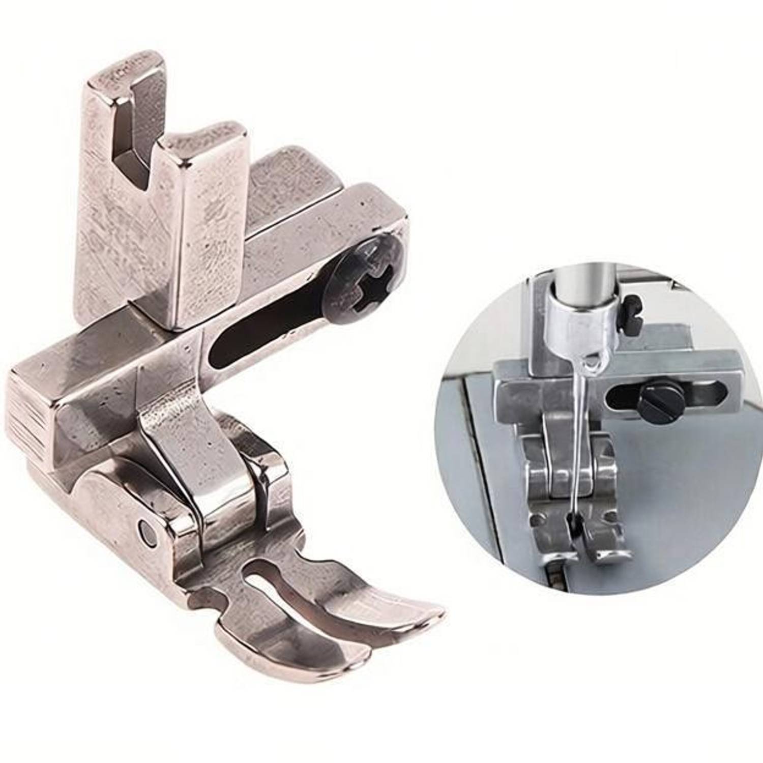Wotel T3 Presser Foot 3 In 1 Adjustable Left Right Universal Small Metal Presser Foot with High Shank