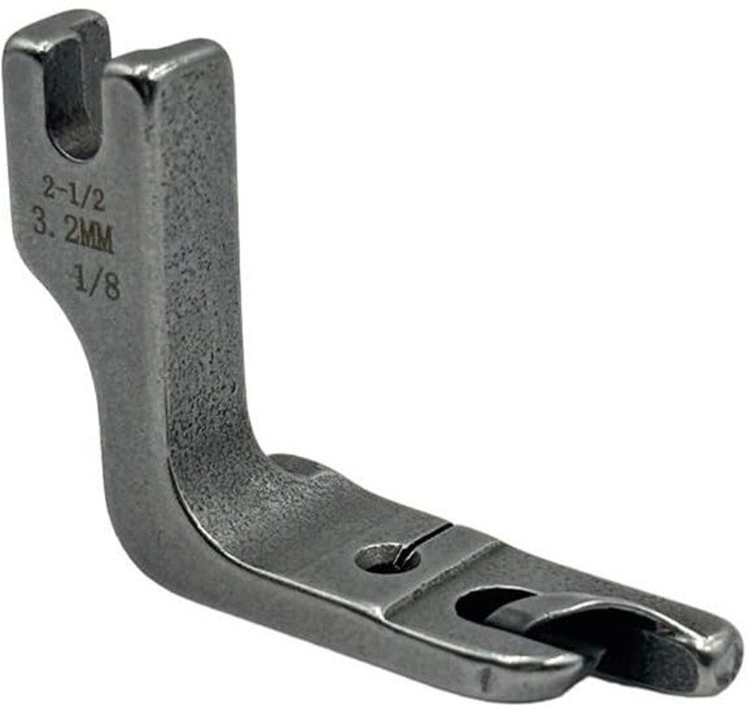 Image of SSS 1 /8 inch Hemming Presser Foot precision narrow, rolled hems with ease and accuracy for industrial type single needle lockstitch sewing machine with High Shank