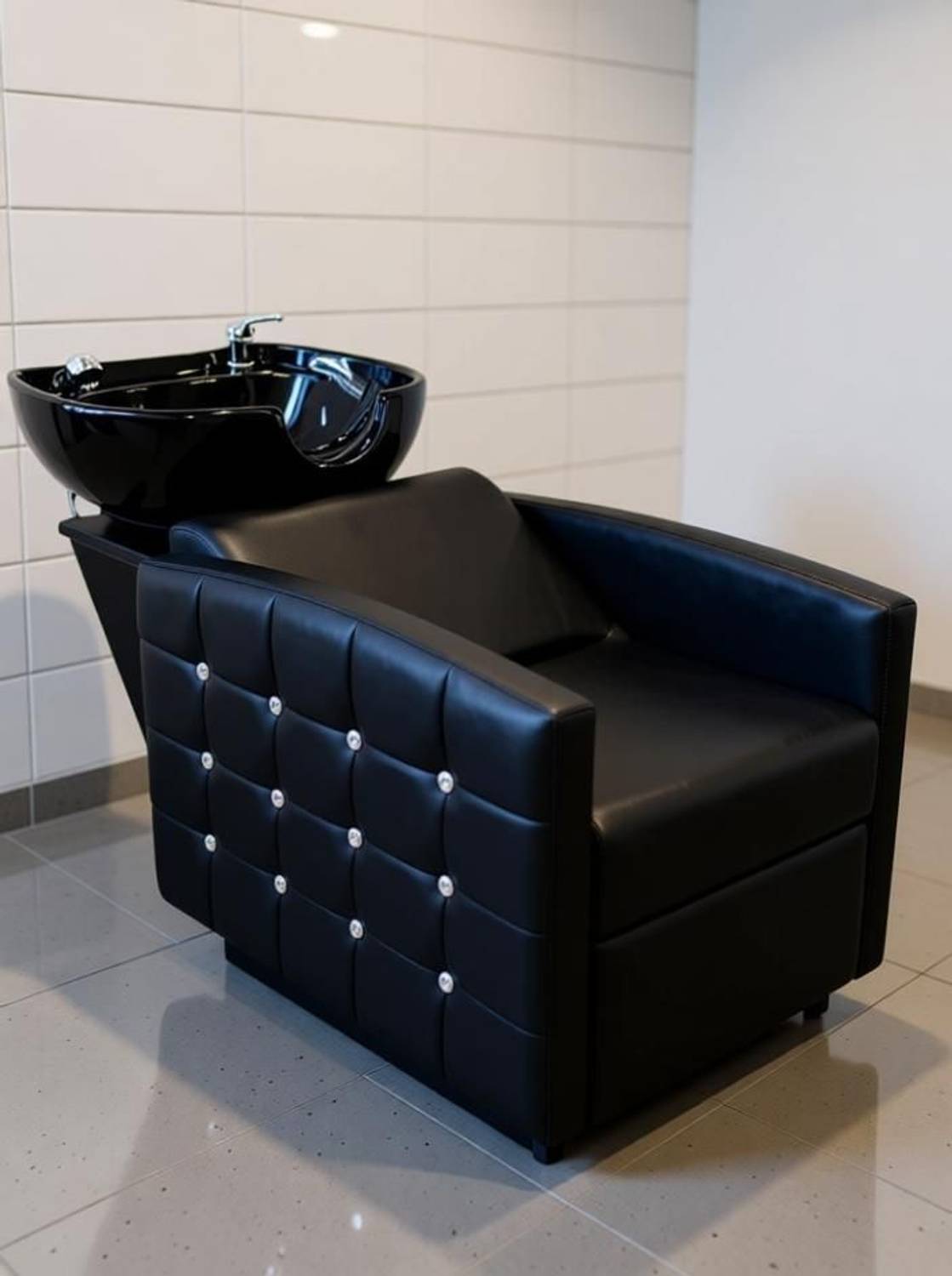 Neha Leather Salon Shampoo Chair - Image 2