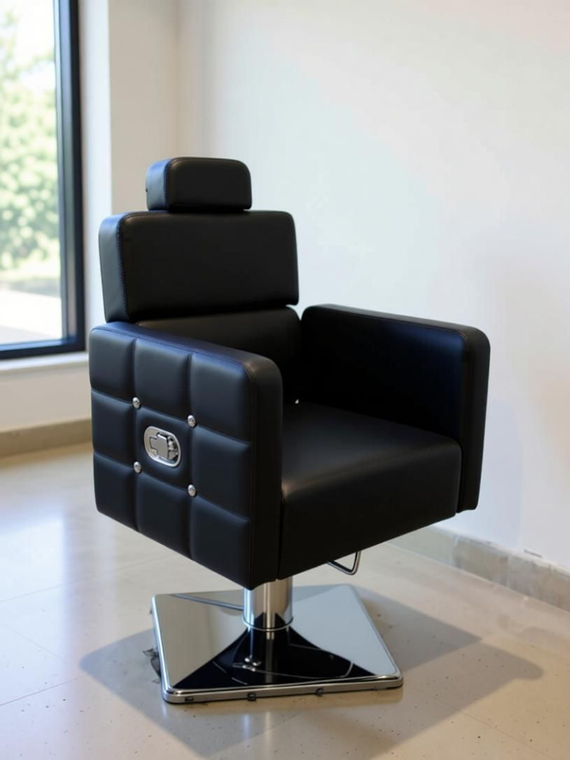 Image of MikeaInfo 4 Diamond Black Styling Chair