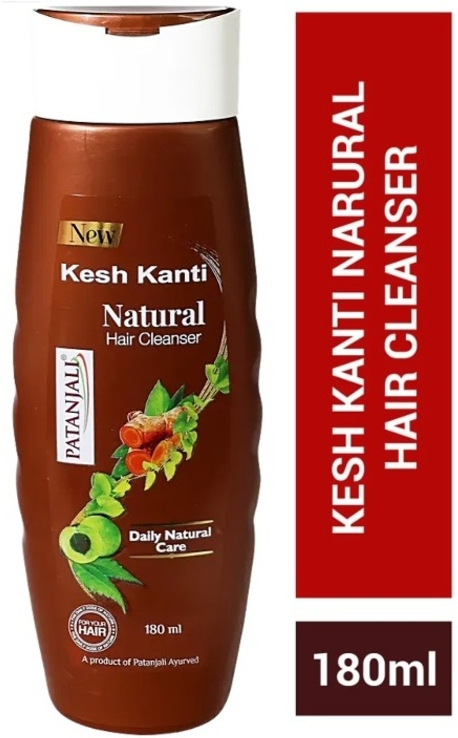 Image of PATANJALI Kesh Kanti Natural Hair Cleanser 180ML 2PCS