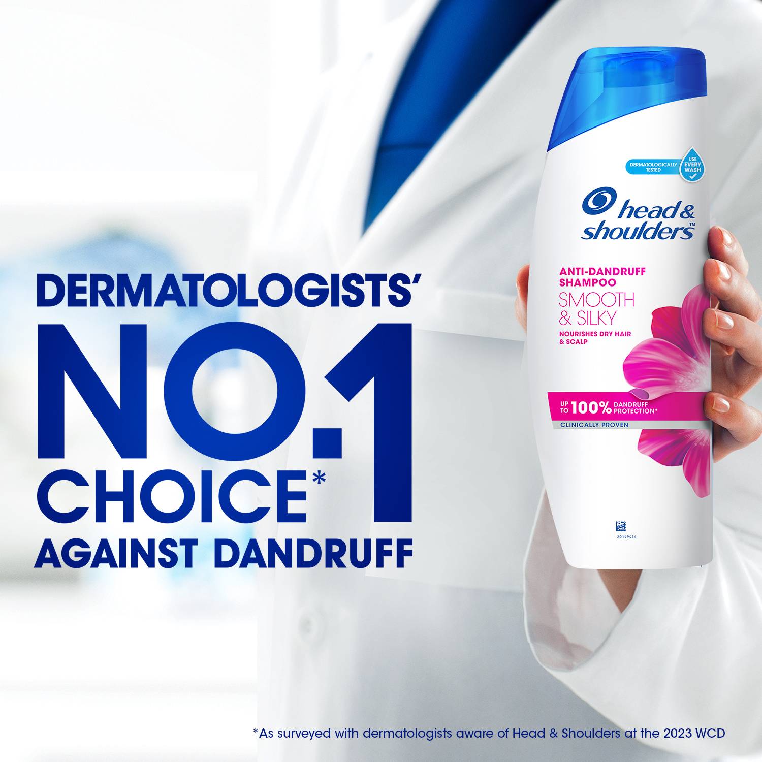 HEAD & SHOULDERS Smooth and Silky Anti-Dandruff Shampoo - Image 2