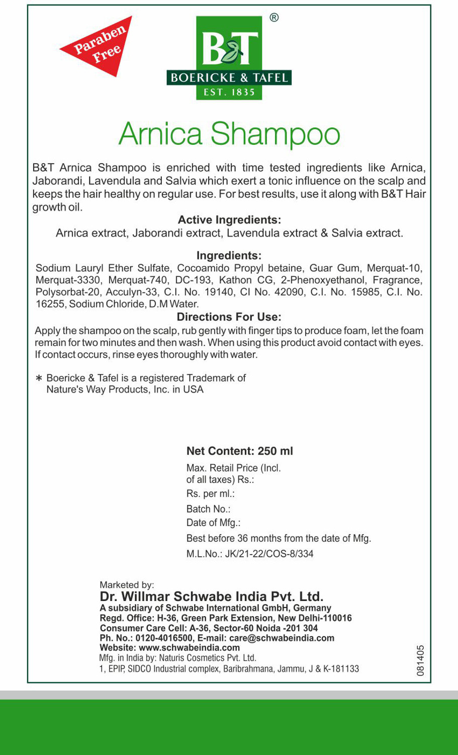 Image of Dr.Willmar Schwabe India B&T Arnica Shampoo (pack of 1)