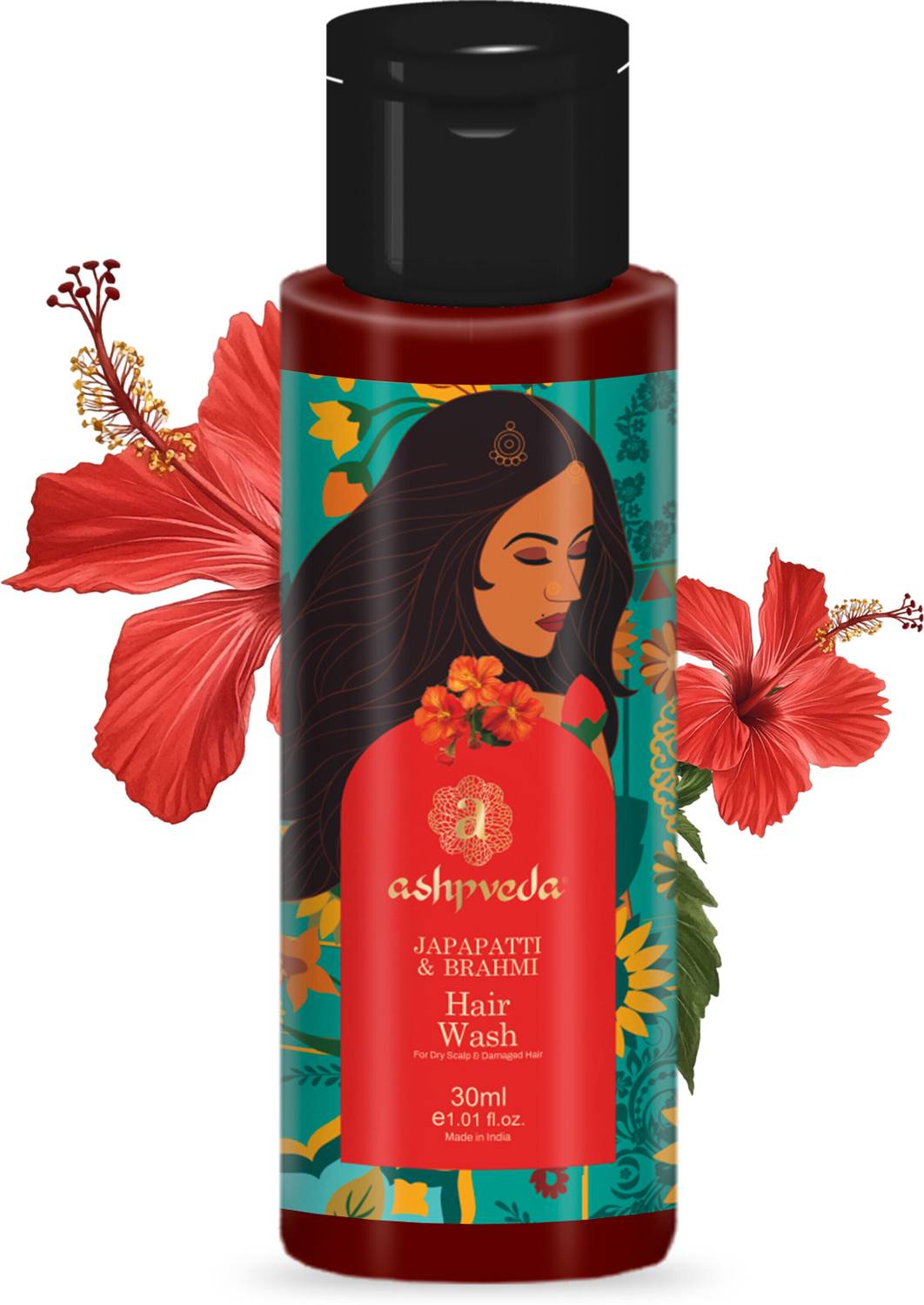 ashpveda Japapatti & Brahmi Ayurvedic Hair Wash Shampoo For Hair Growth and Damaged Hairs