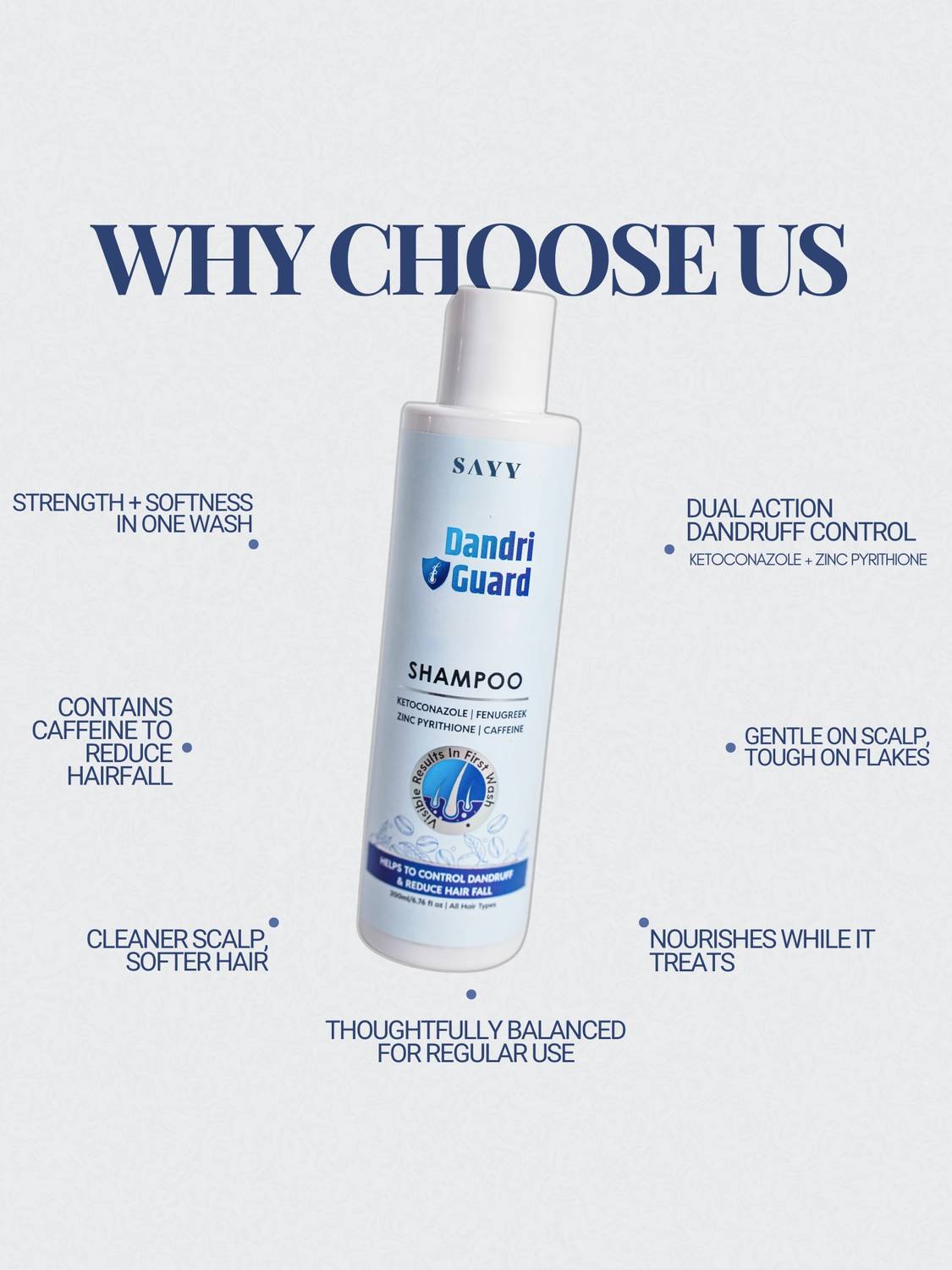 SAYY Dandri Guard Anti Dandruff Shampoo 200ml - Image 4