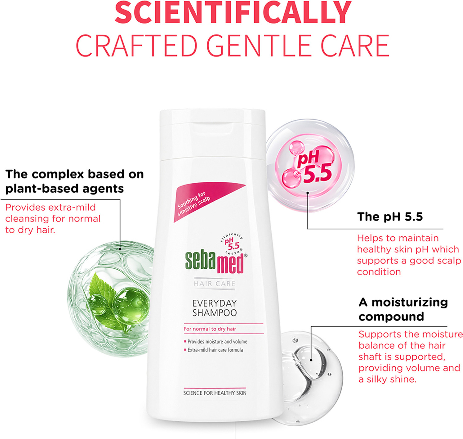 Image of Sebamed Everyday Shampoo pH 5.5Soothing for sensitive scalp