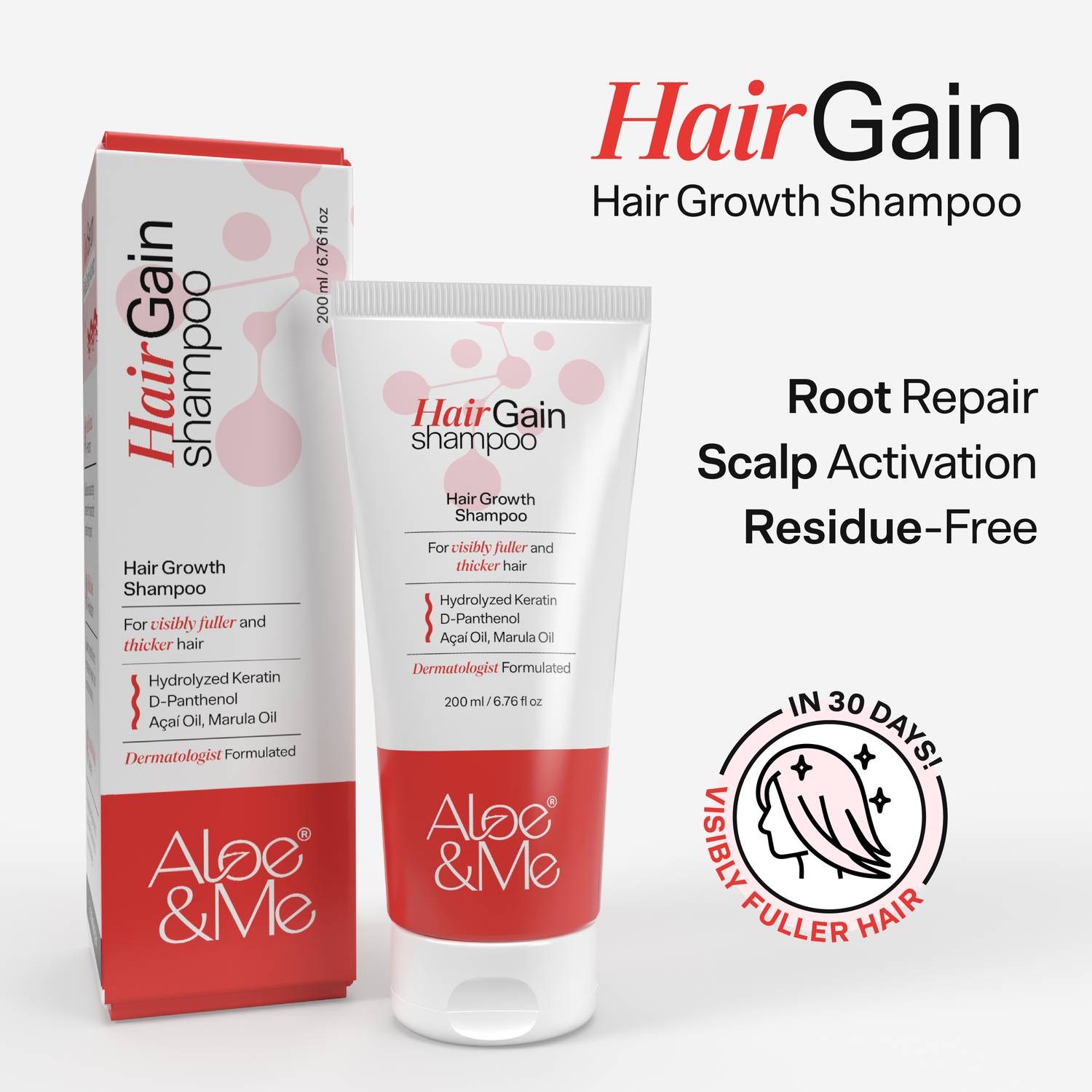 aloe&me HairGain Shampoo for Hair Growth