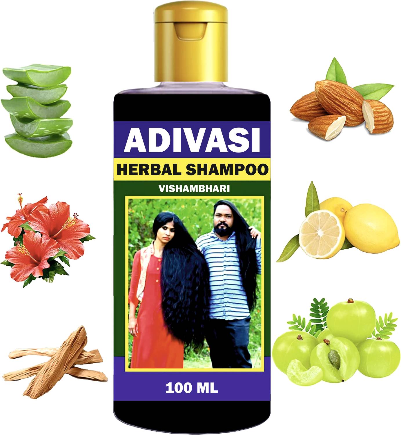 Adivasi HERBAL SHAMPOO (100ML)