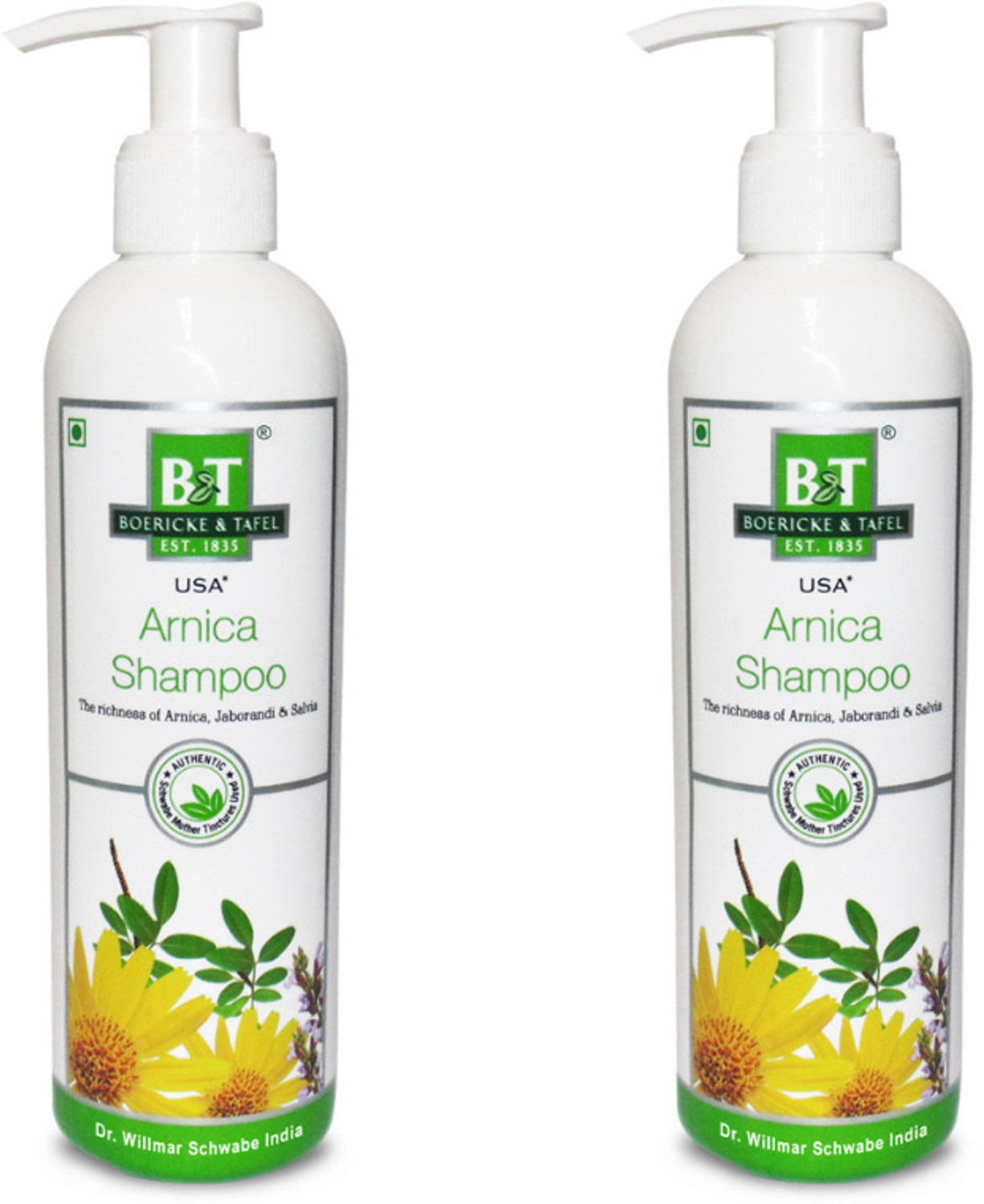 Image of BT BOERICKE & TAFEL Boericke & Tafel Arnica Shampoo - Hair Strengthening & Fall Control (Pack of 2)