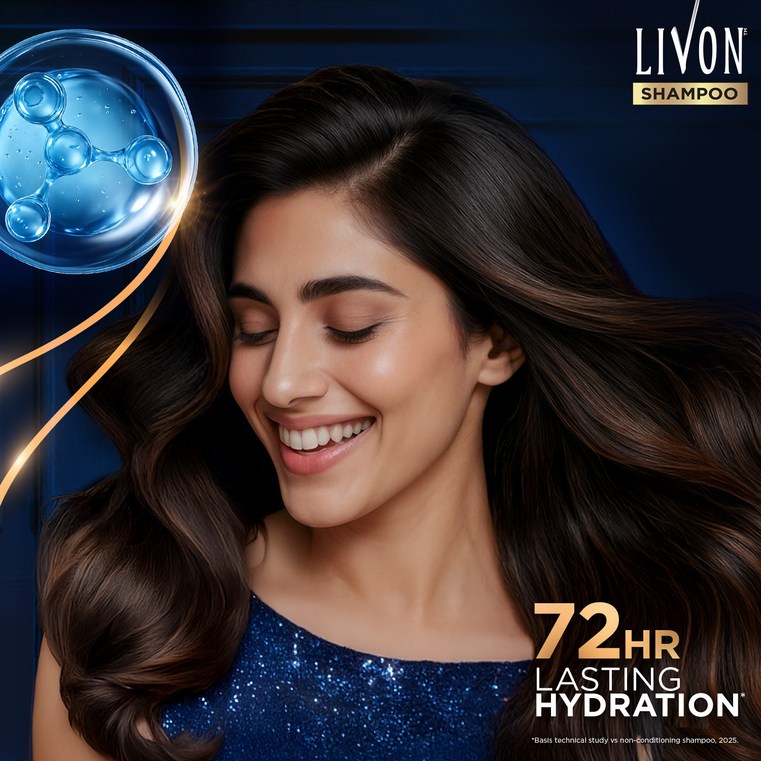 Image of LIVON Hyaluron Shampoo | Hydrates Dry & Dull Hair | 2x Soft & Shiny Hair | No Parabens