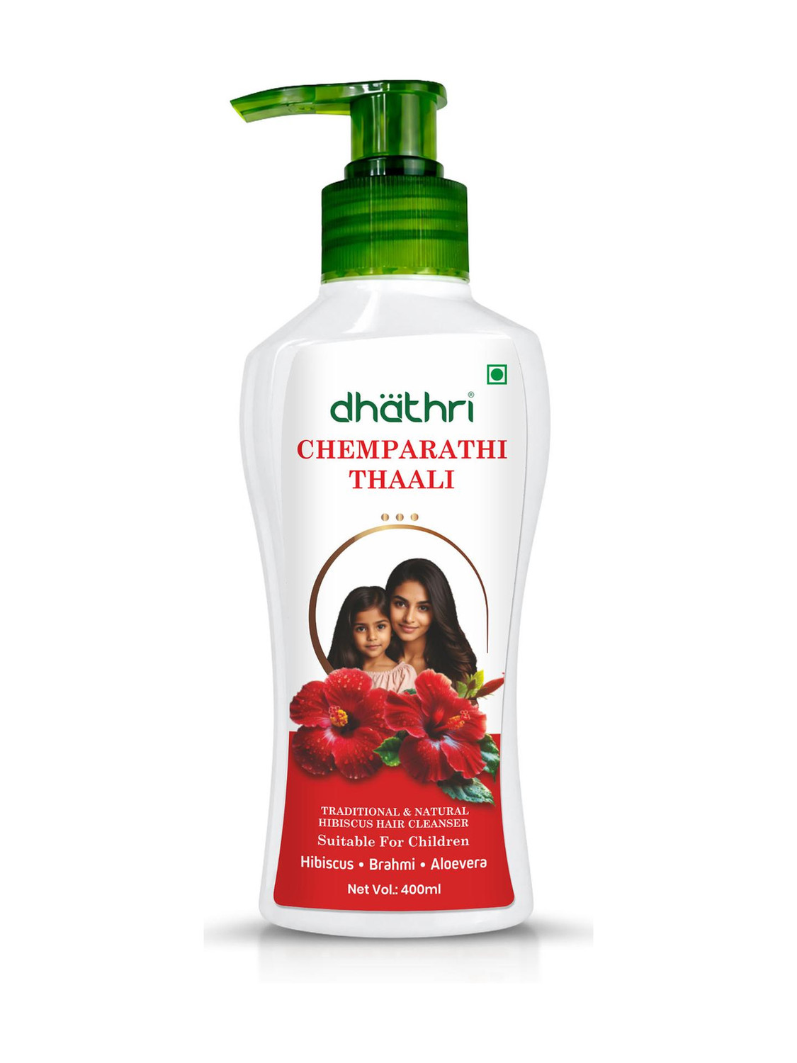 Image of Dhathri Chemparathi Thaali | Hibiscus Shampoo for Deep Conditioning