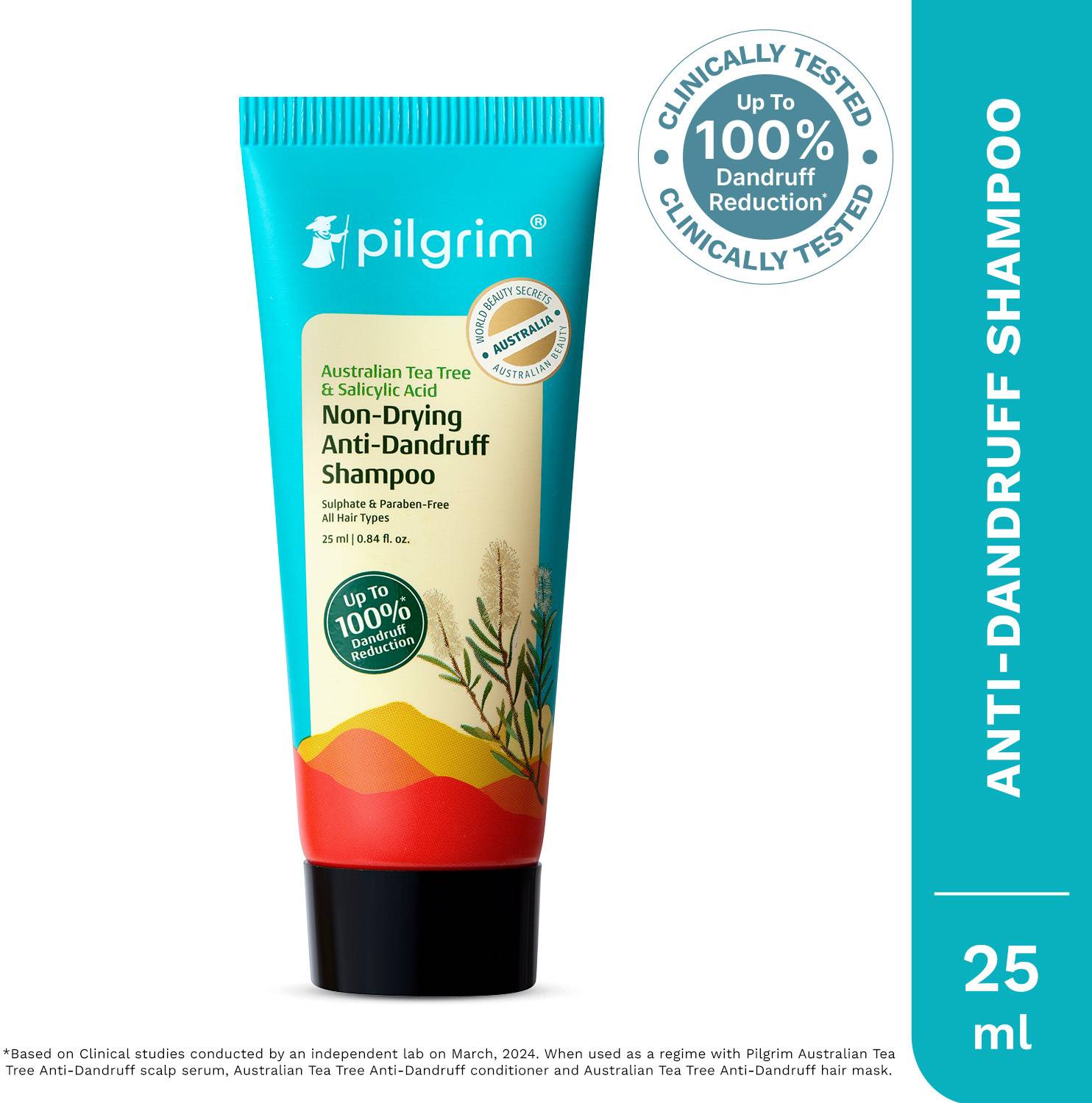 Pilgrim Australian Tea Tree Hair Shampoo for Dandruff - Image 1