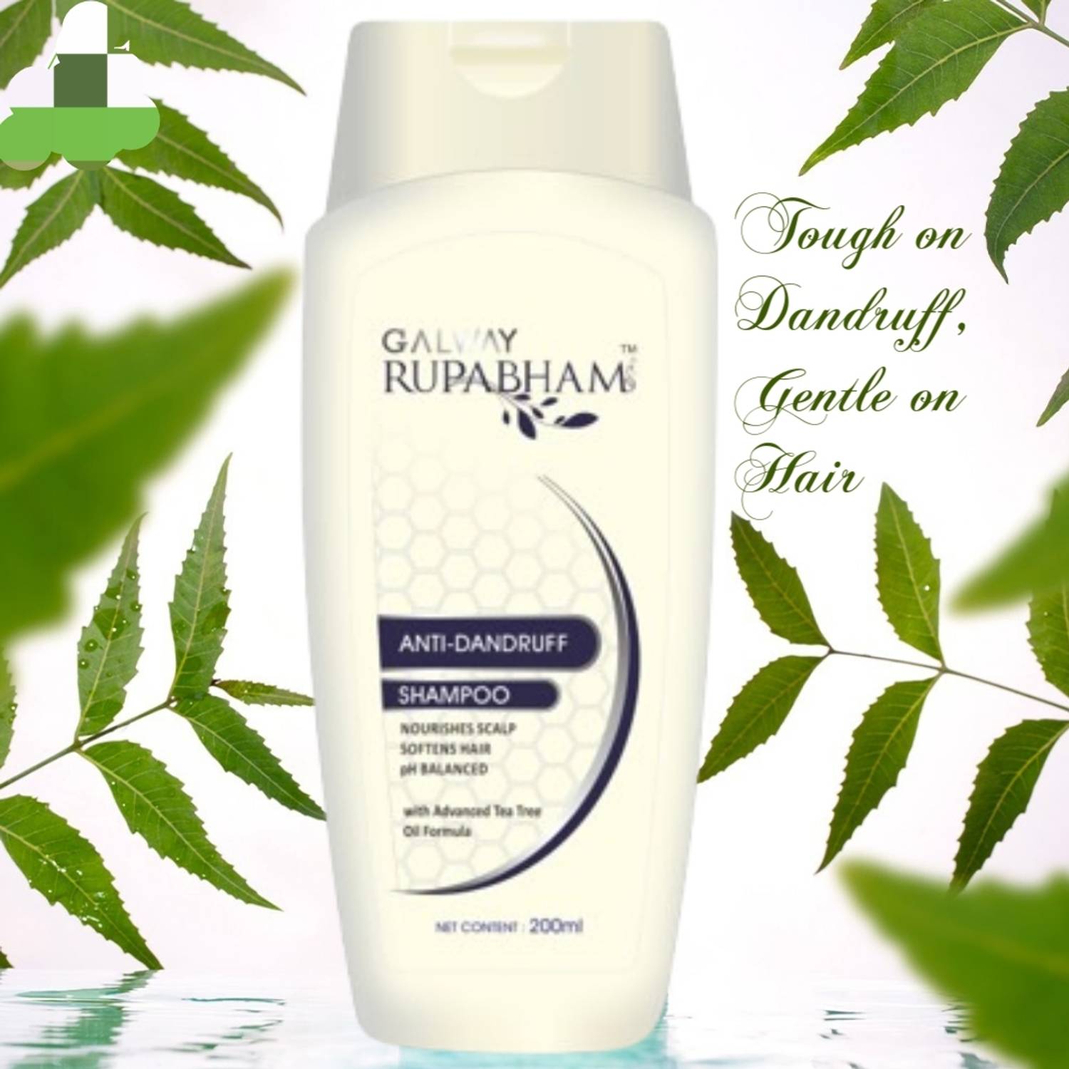 Rupabham Anti Dandruff Shampoo 200ml - Image 4