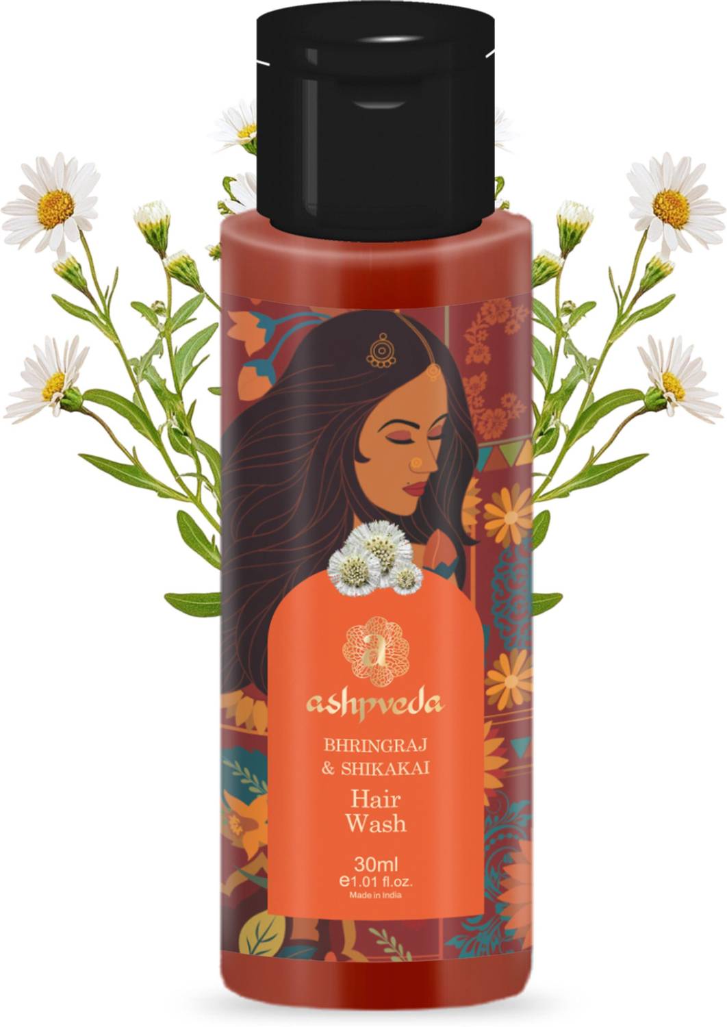 ashpveda Shikakai & Bhringraj Shampoo For Hair Fall & Dandruff Control