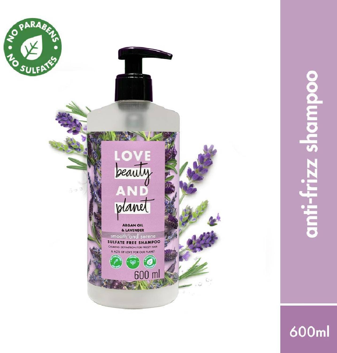 Love Beauty And Planet Argan Oil Lavender Shampoo - Image 2