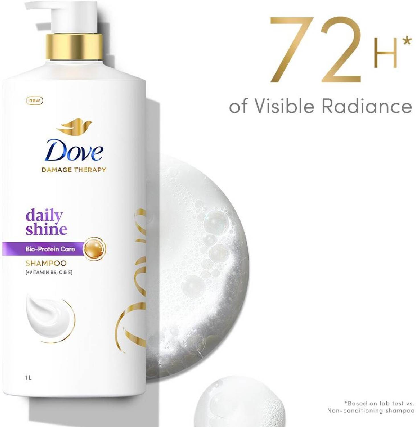 DOVE Daily Shine Shampoo 1 L - Image 2
