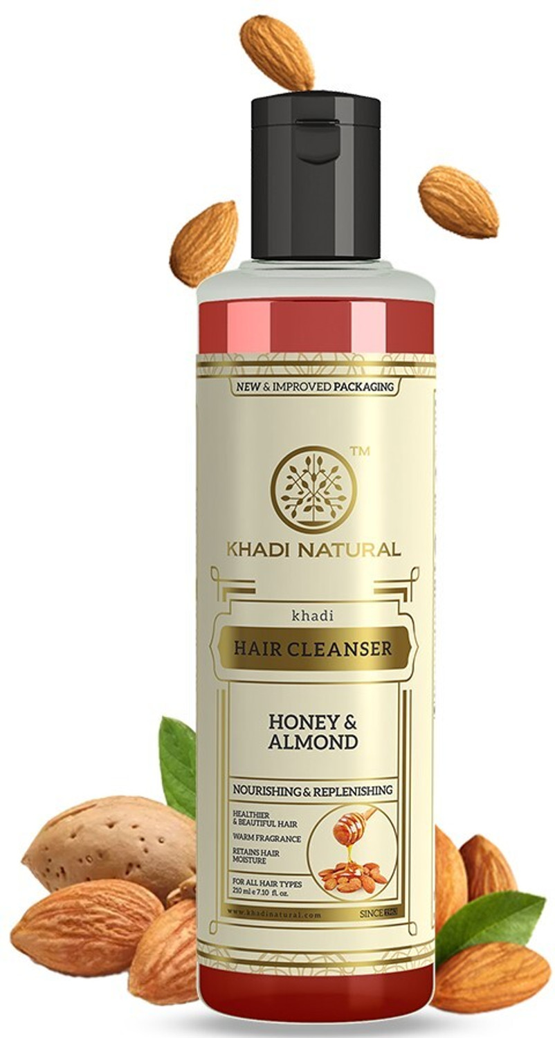 Image of KHADI NATURAL Honey & Almond Hair Cleanser Shampoo