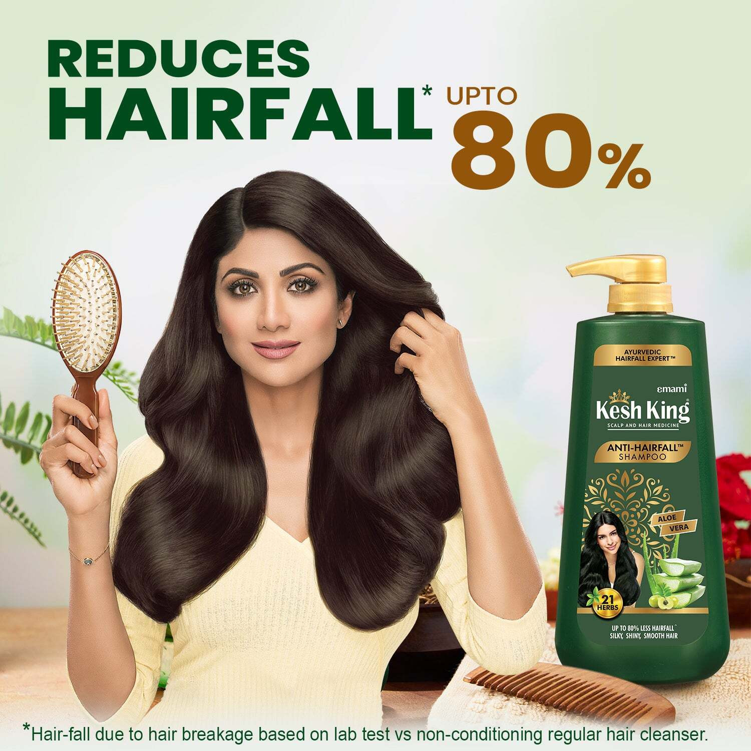Image of Kesh King Ayurvedic Anti Hair Fall Shampoo (Pack Of 2)