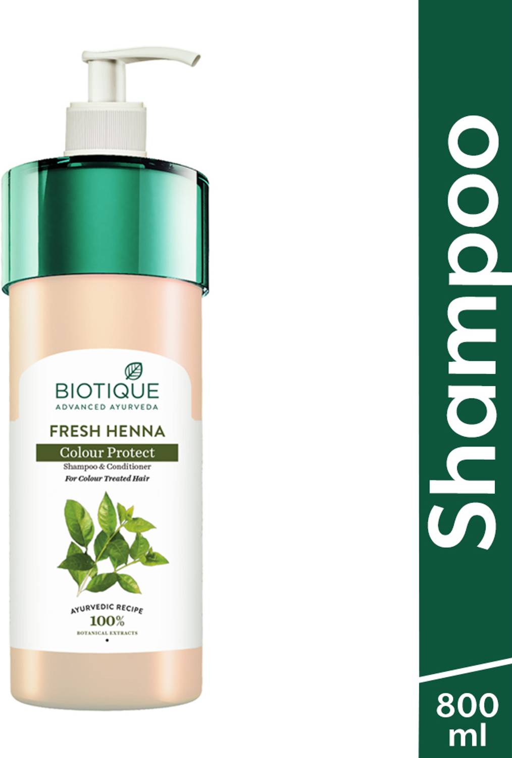BIOTIQUE Fresh Henna Color Protect Shampoo & Conditioner Color Tr