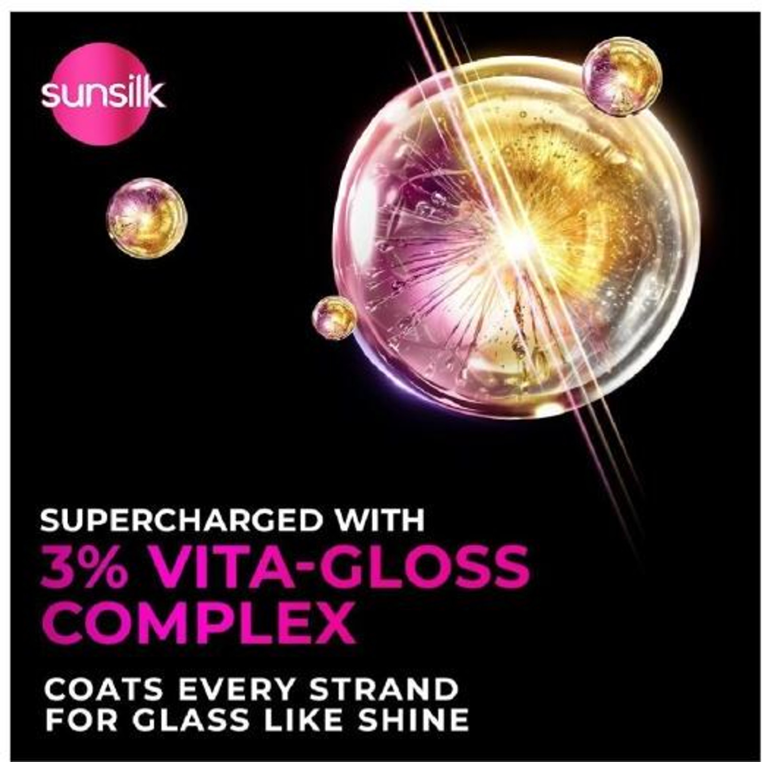 Image of SUNSILK Radiant Glass Shine With Black Shine