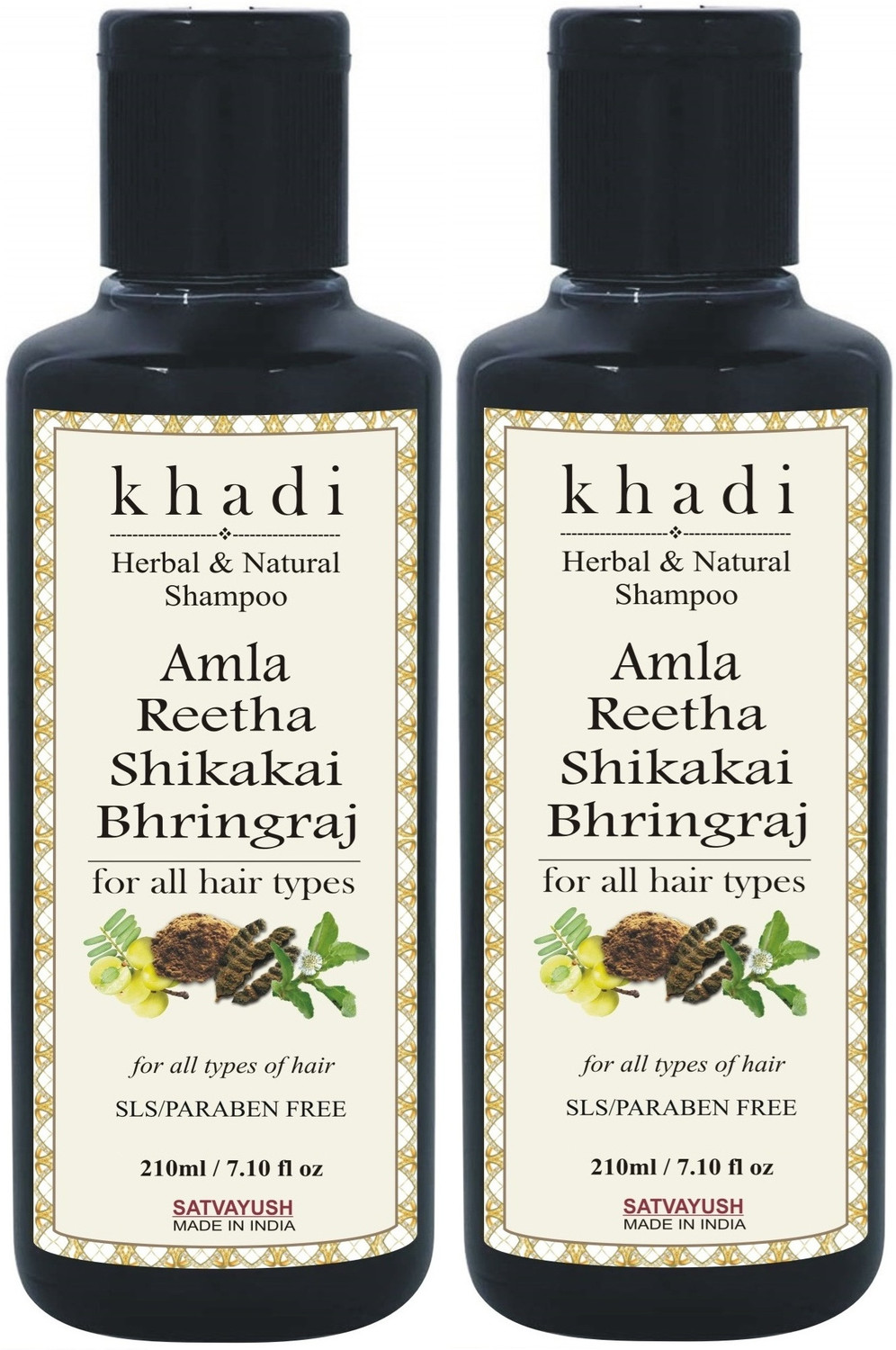 Image of Satvayush Herbal & Natural SLS Paraben free Khadi Shampoo