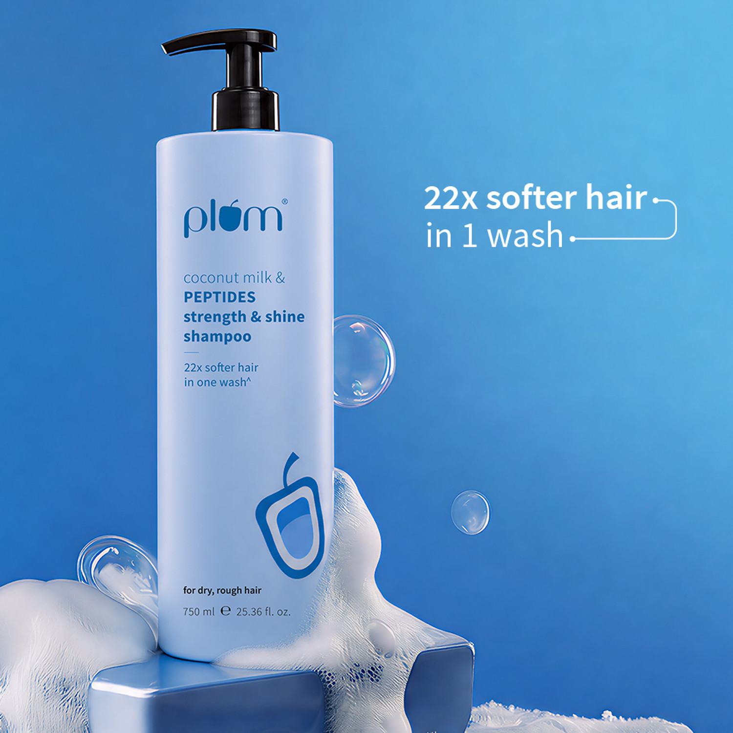 Image of Plum Coconut Milk & Peptides Strength and Shine Shampoo