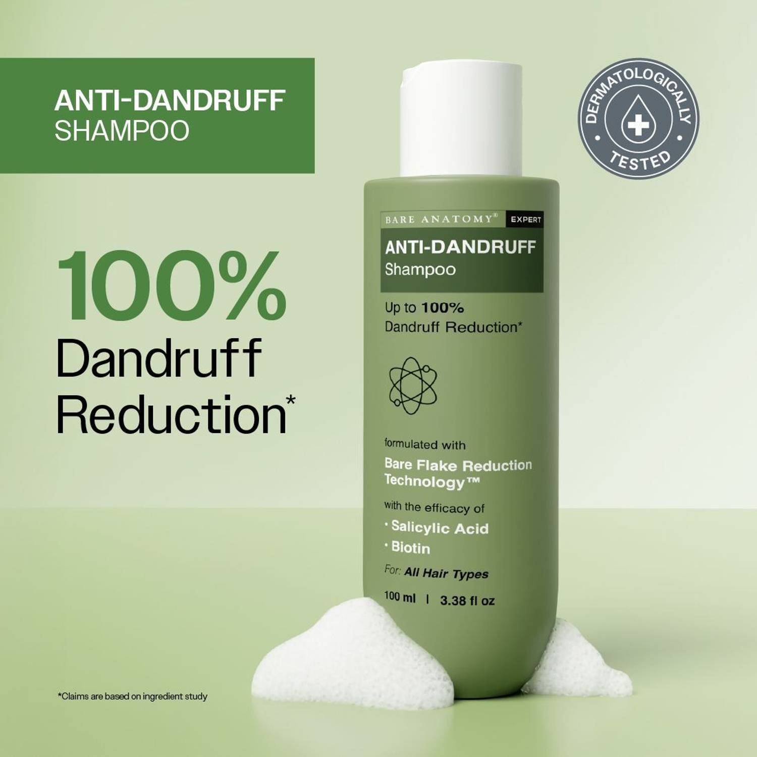 BARE Anti-Dandruff Shampoo 100ml