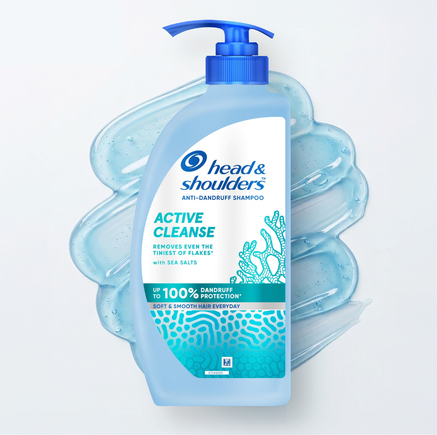 Image of HEAD & SHOULDERS Active Cleanse Anti Dandruff Shampoo 750ML with Sea Salts