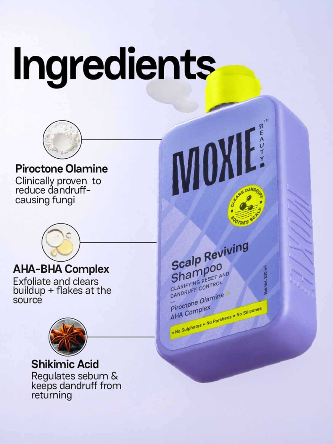 Image of MOXIE BEAUTY Anti Dandruff Shampoo