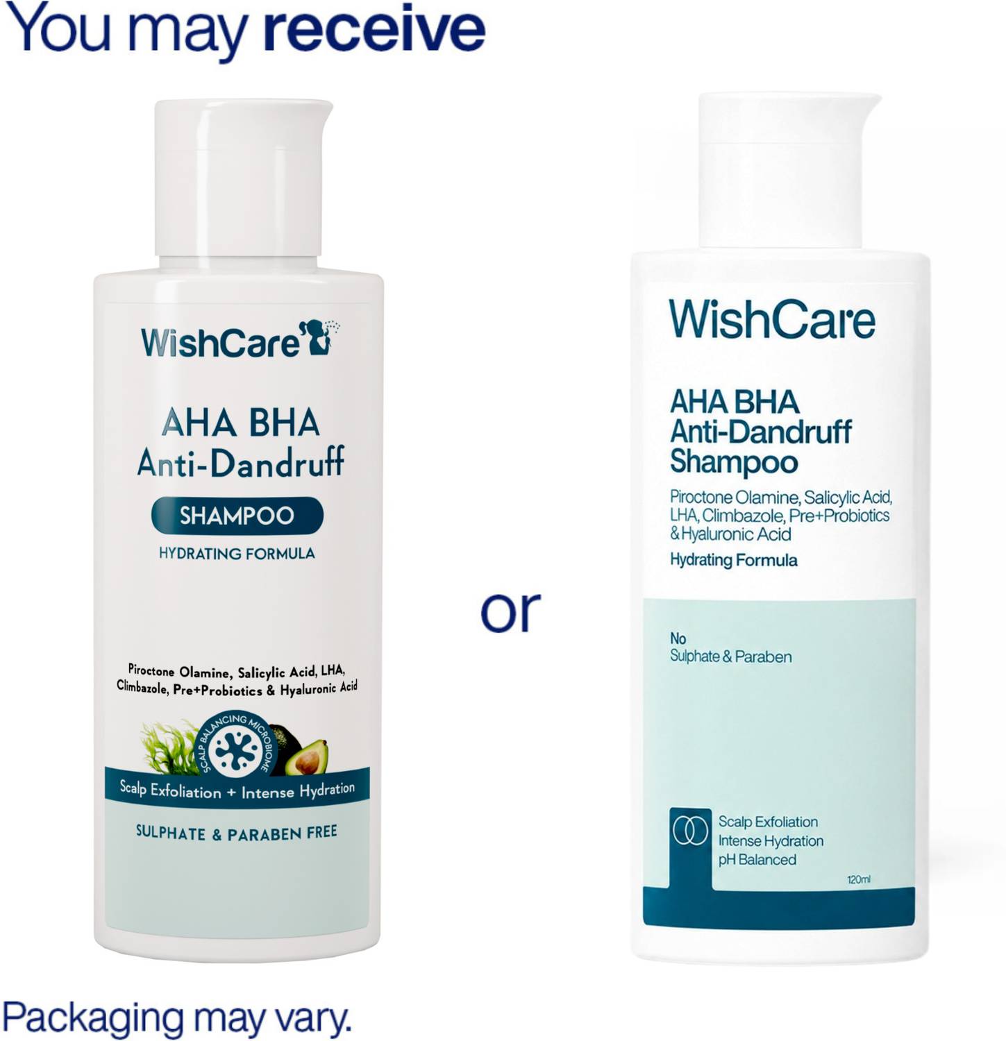WishCare Hydrating Anti Dandruff Shampoo 120ml - Image 2