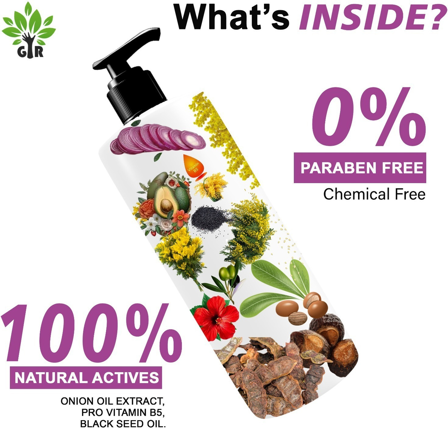 Image of GIR Onion Shampoo 750ml - Strengthen & Revitalize with Onion Goodness