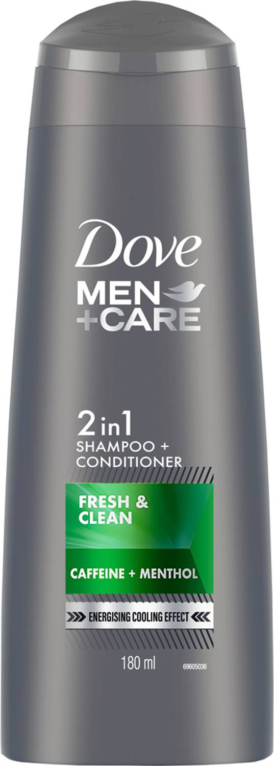 DOVE Men+Care 2in1 Shampoo+Conditioner 180ml