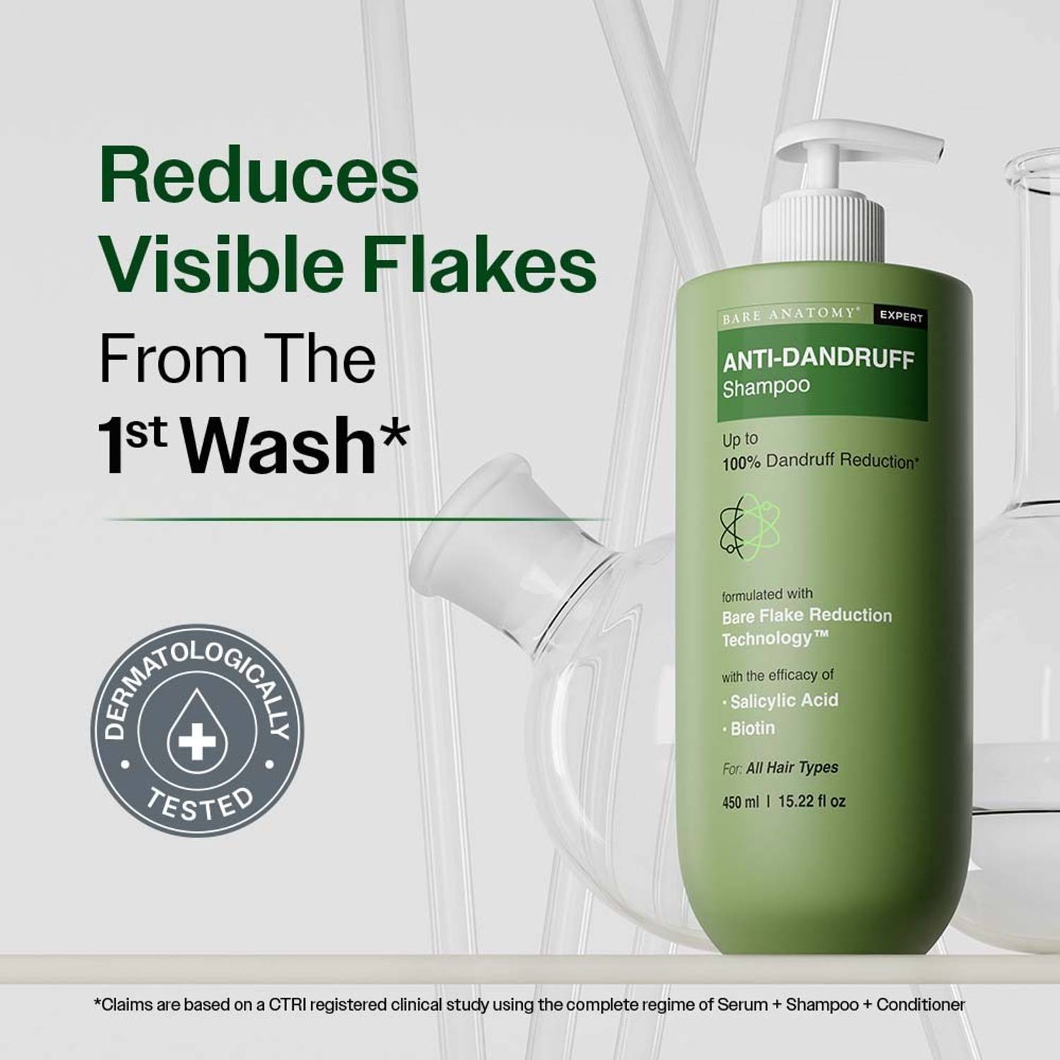 BARE ANATOMY Anti-Dandruff Shampoo 250 ml - Image 2