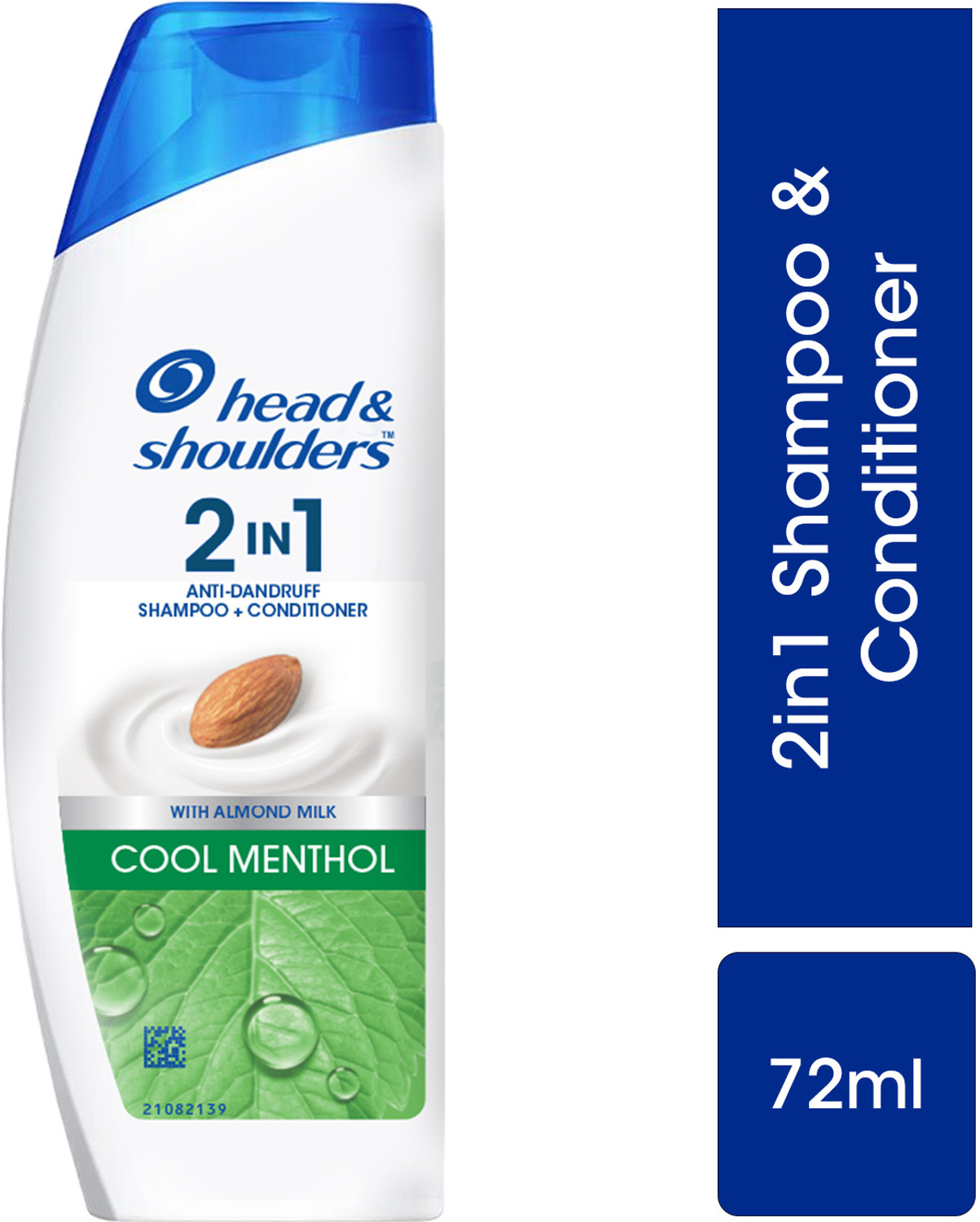 Image of HEAD & SHOULDERS 2-in-1 Cool Menthol Anti Dandruff Shampoo + Conditioner With Almond Milk