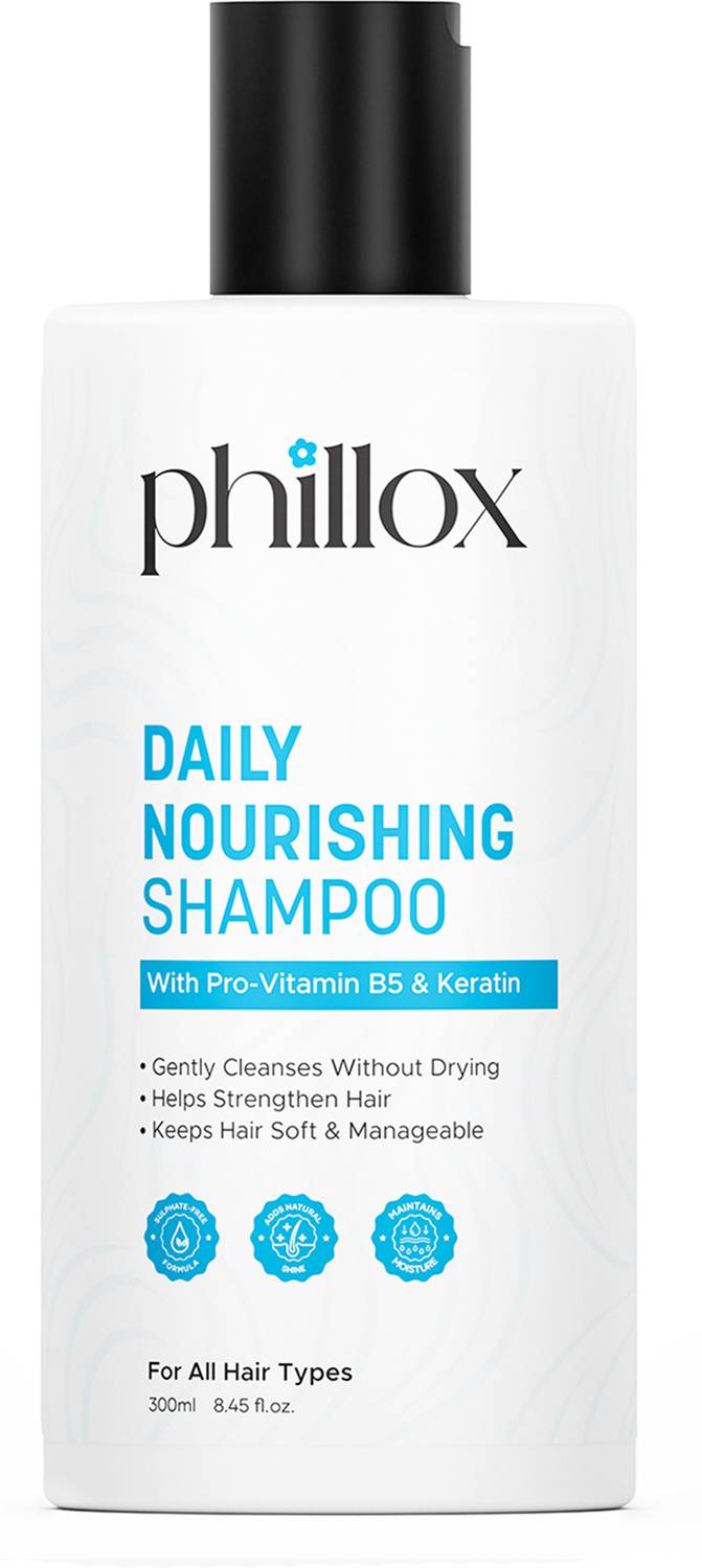 Phillox Daily Nourishing Shampoo with Pro-Vitamin B5 & Keratin - Image 1