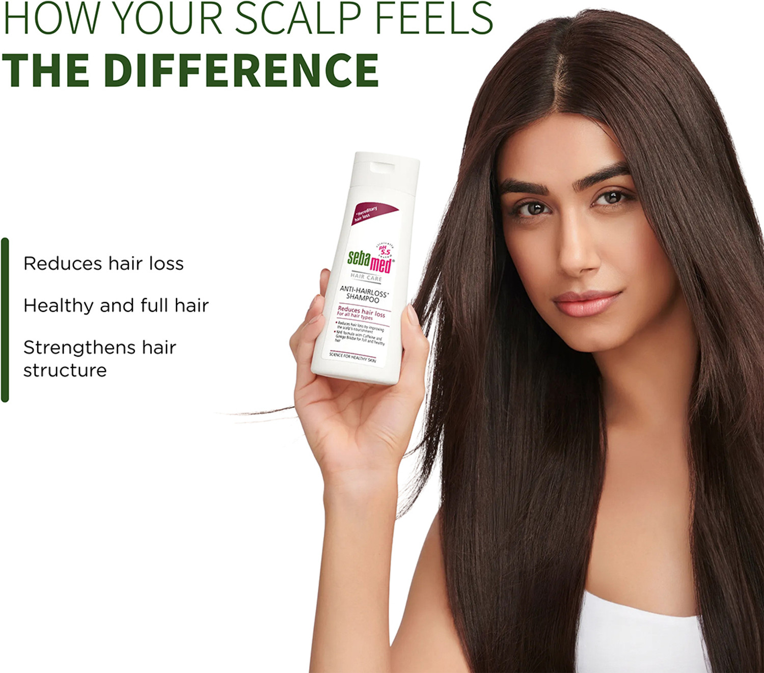 Image of Sebamed Anti- Hairloss Shampoo|pH 5.5| Reduces Hair Loss |
