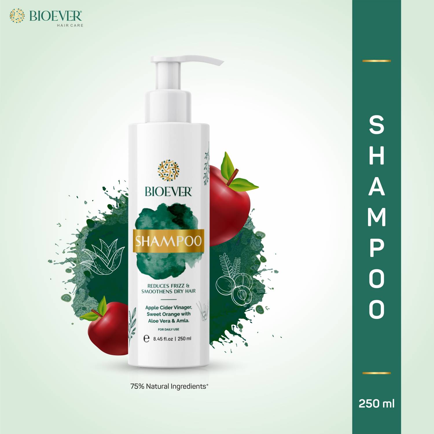 Bioever Hair Fall Shampoo Apple Cider Vinegar Ambla