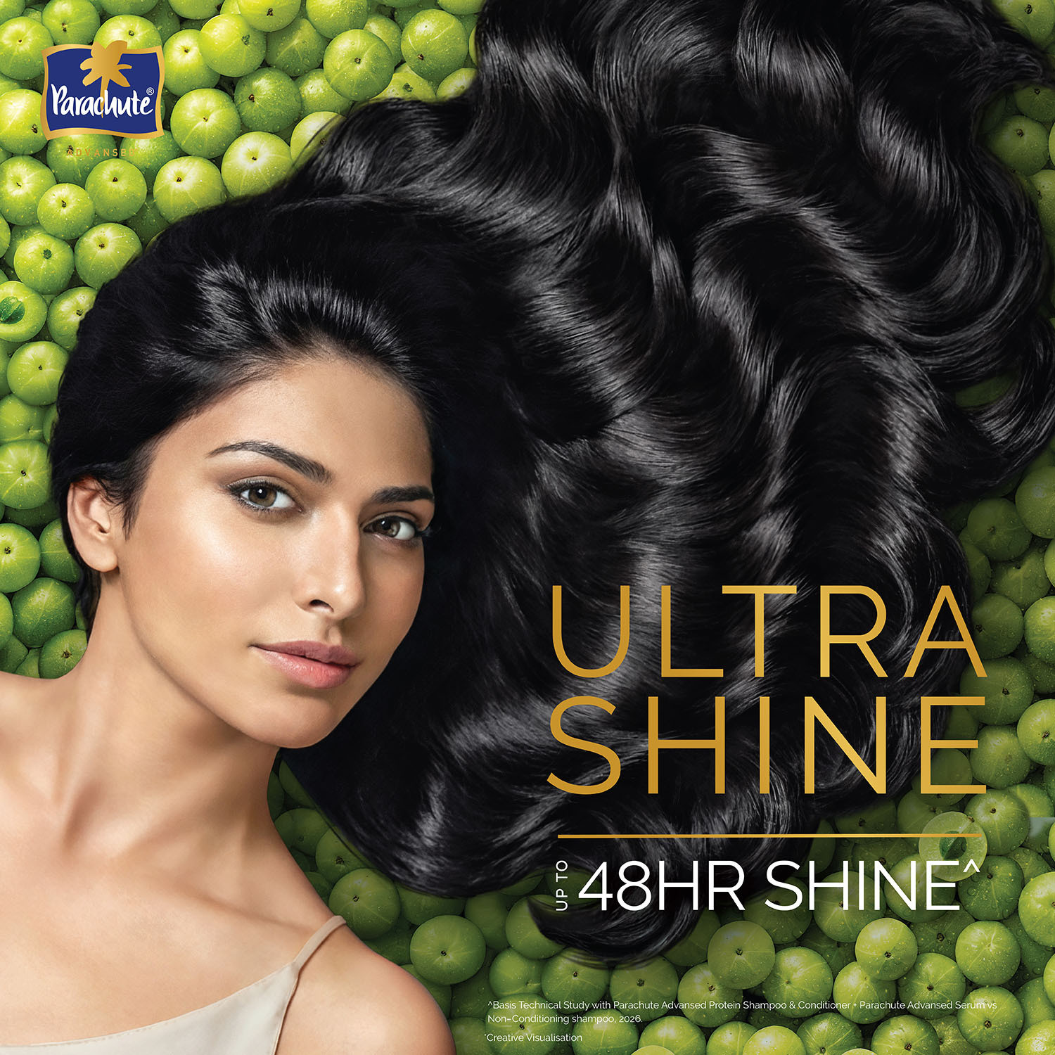 Image of Parachute Advansed Ultra Shine Protein Shampoo Up to 48hr Shine Coconut Milk & Amla
