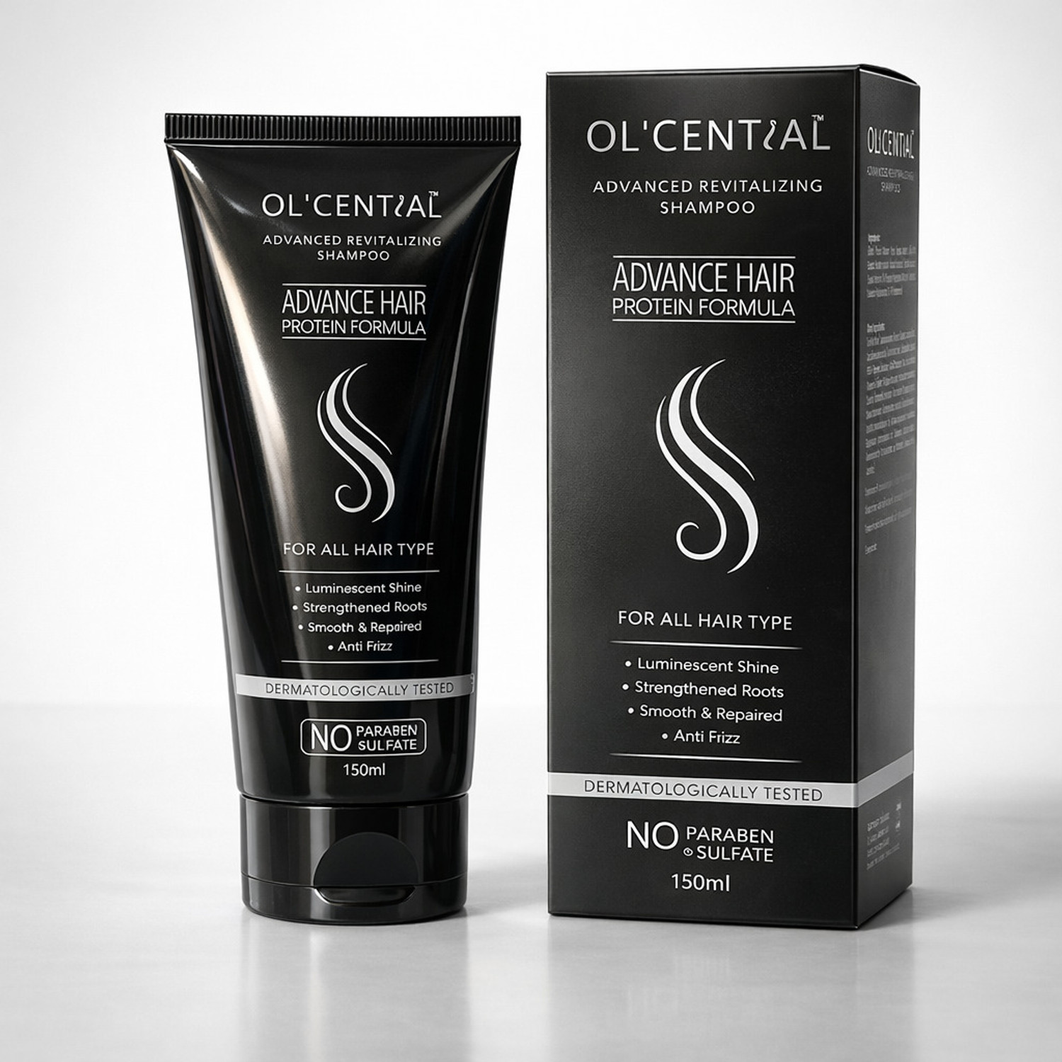 Image of OLCENTIAL Advanced Hair Protein Shampoo | For All Hair Types | Dermatologically Tested