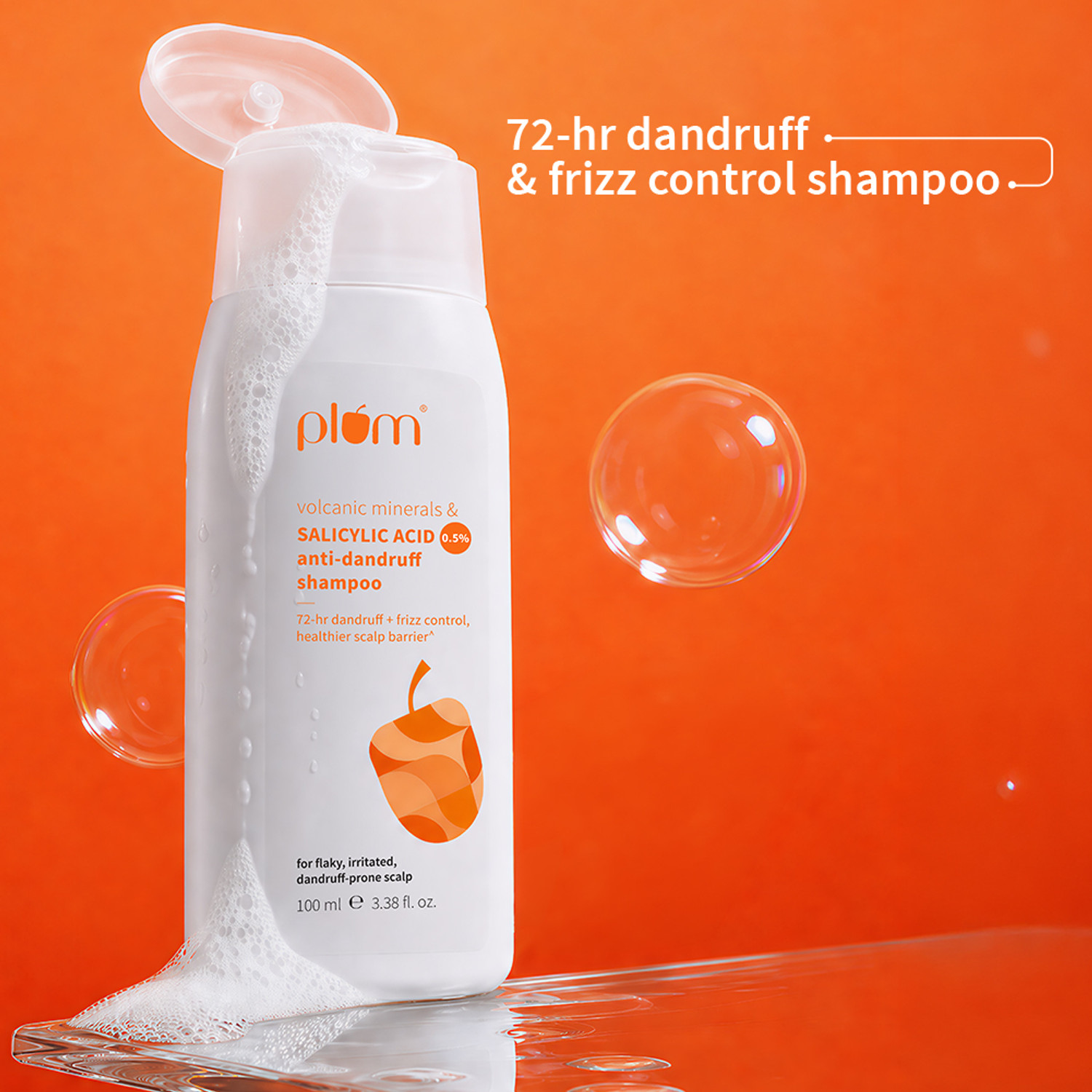Image of Plum Anti-Dandruff Shampoo with Volcanic Minerals & 0.5% Salicylic Acid