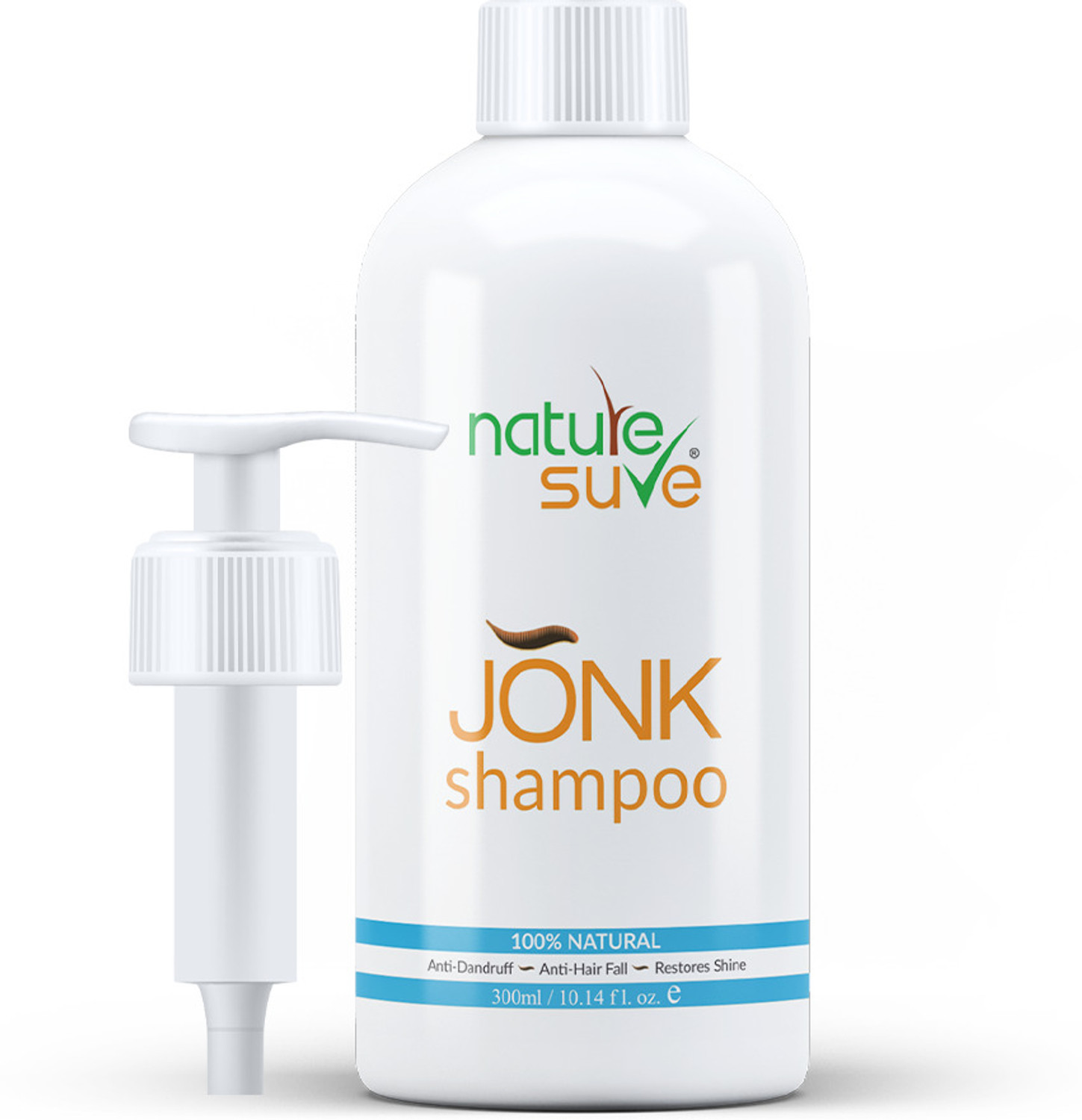 Image of Nature Sure Jonk Shampoo Hair Cleanser for Men & Women - 1 Pack (300ml)